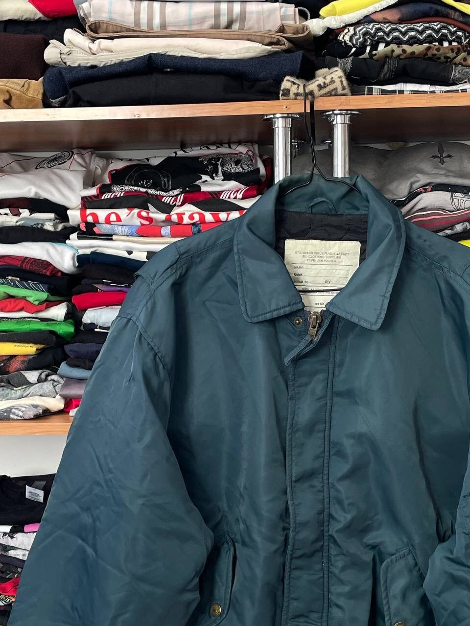 Other VINTAGE 90S HUGE BAGGY Y2K BOMBER JACKET Size US L / EU 52-54 / 3 - 4 Thumbnail