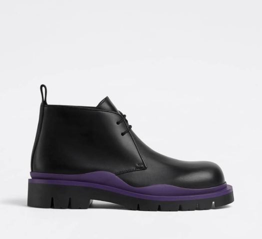 oc11z1023 Boots in Black & Purple