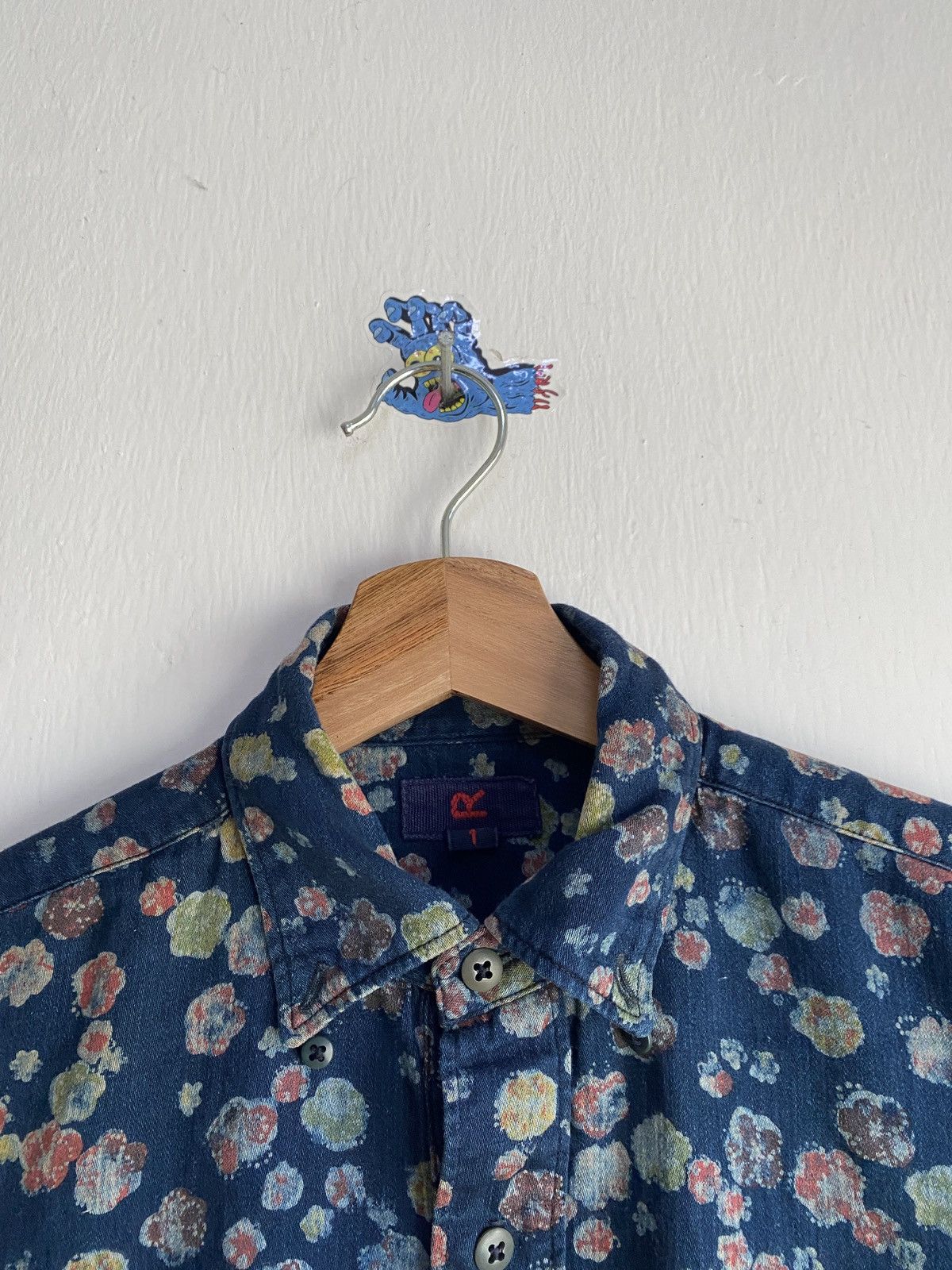 45rpm × Japanese Brand 45Rpm Japan Floral Shirt Size M / US 6-8 / IT 42-44 - 2 Thumbnail