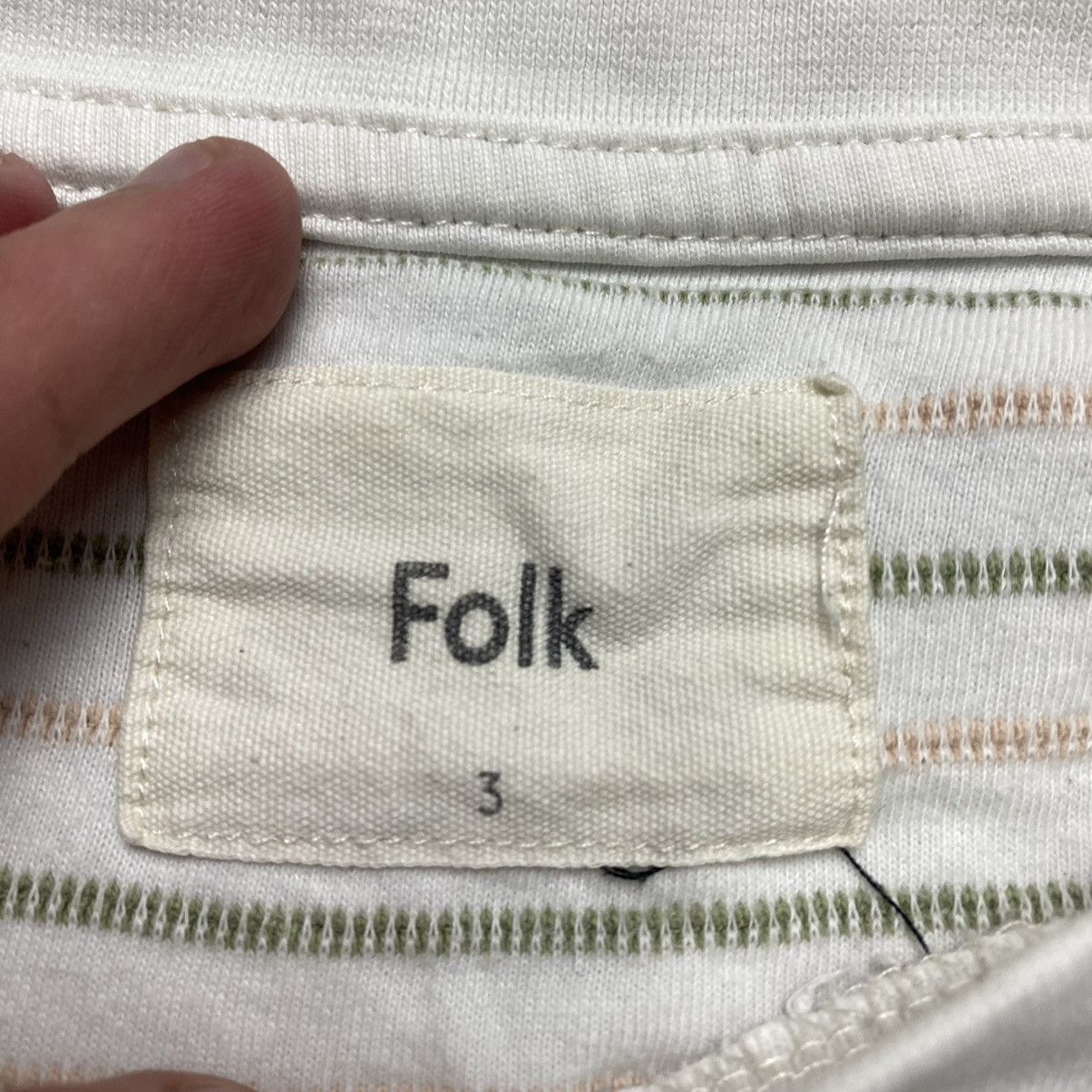 Designer Designer Folk basic oldmoney Streetwear tee Size US M / EU 48-50 / 2 - 9 Thumbnail