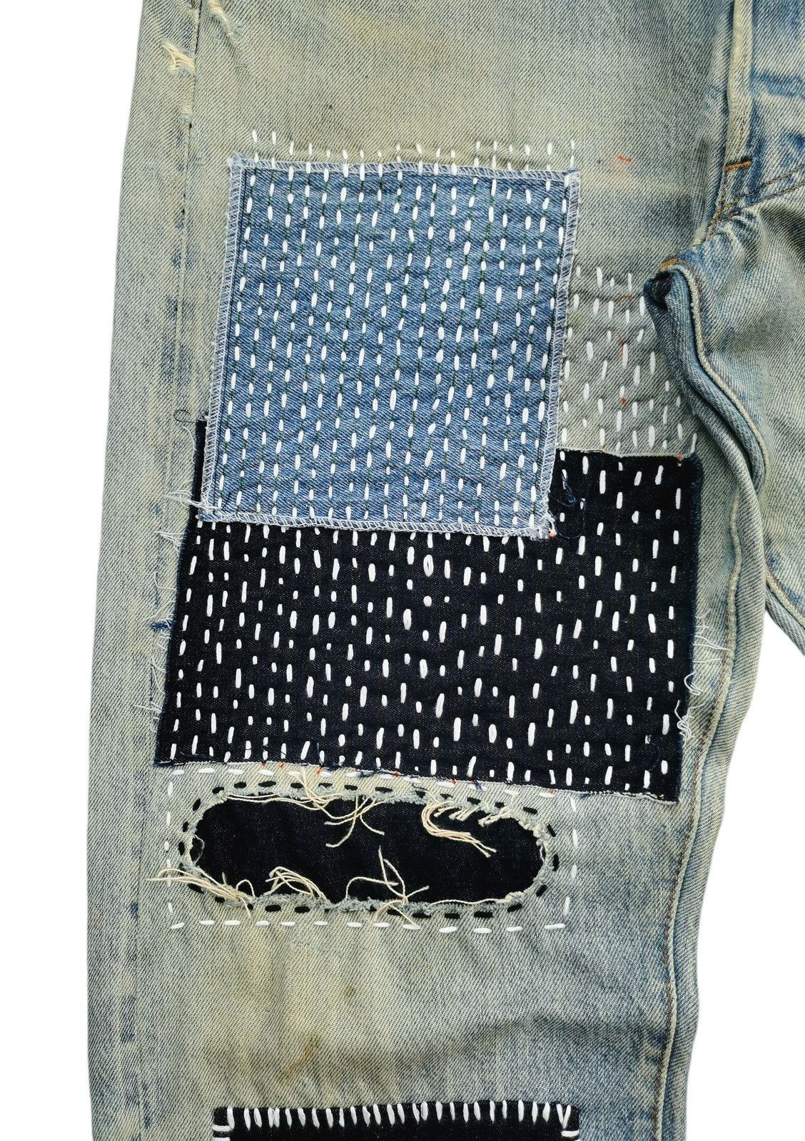 Levi's 80s Vintage Levis 501 Selvedge Rindem Top Button2 Size US 36 / EU 52 - 8 Thumbnail