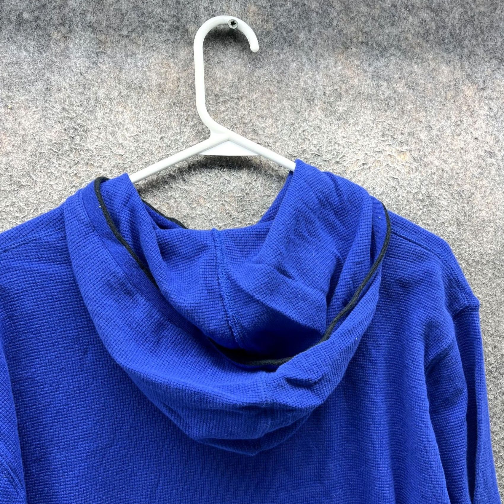 Polo Ralph Lauren Polo Ralph Lauren Pajama Top Mens L Blue Hooded Waffle Knit Sleepwear Lounge Shirt Size US L / EU 52-54 / 3 - 3 Thumbnail