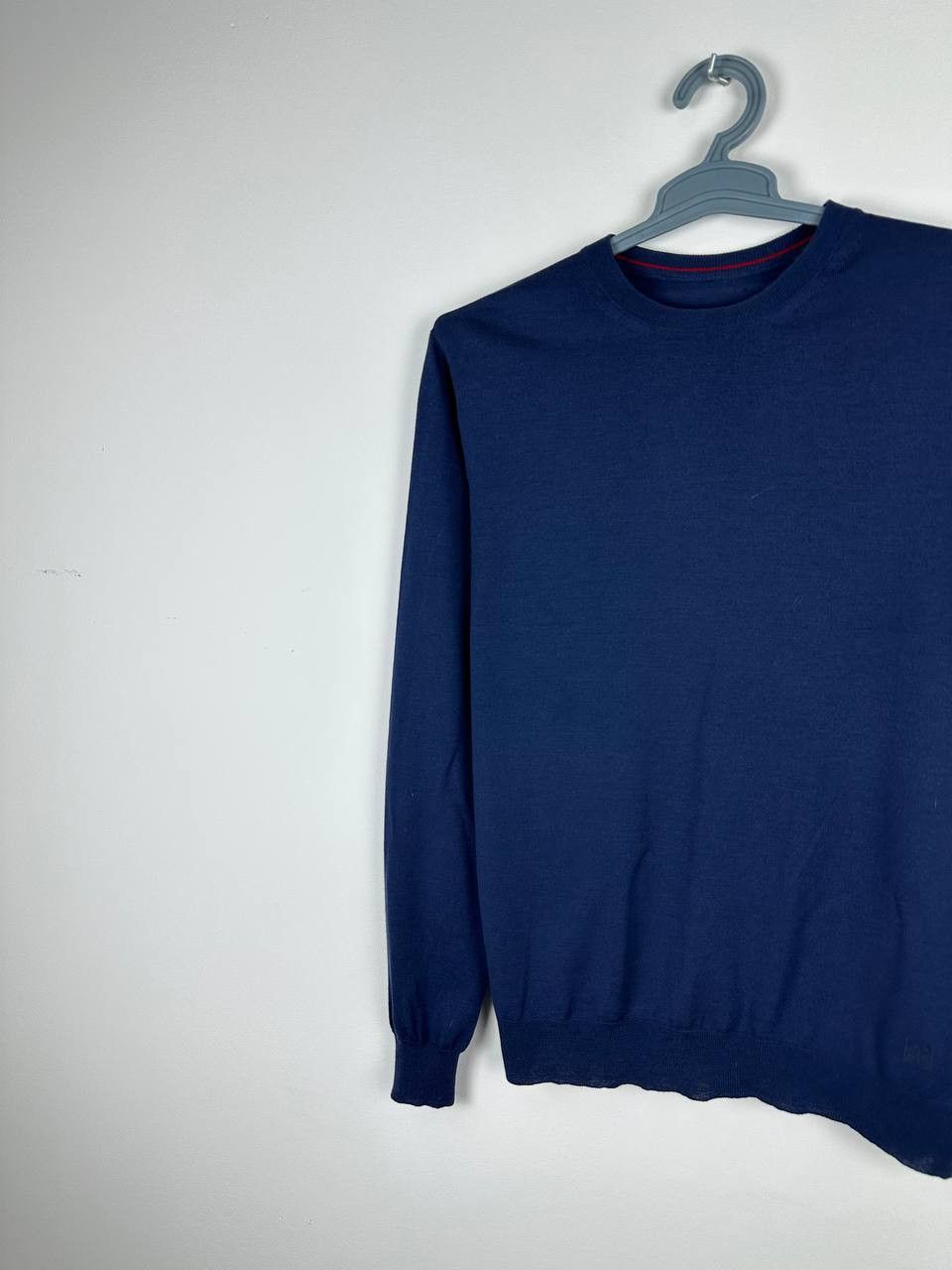 Corneliani Corneliani Italian Wool Fleece Longsleeve Luxury Sweater Size US L / EU 52-54 / 3 - 2 Thumbnail