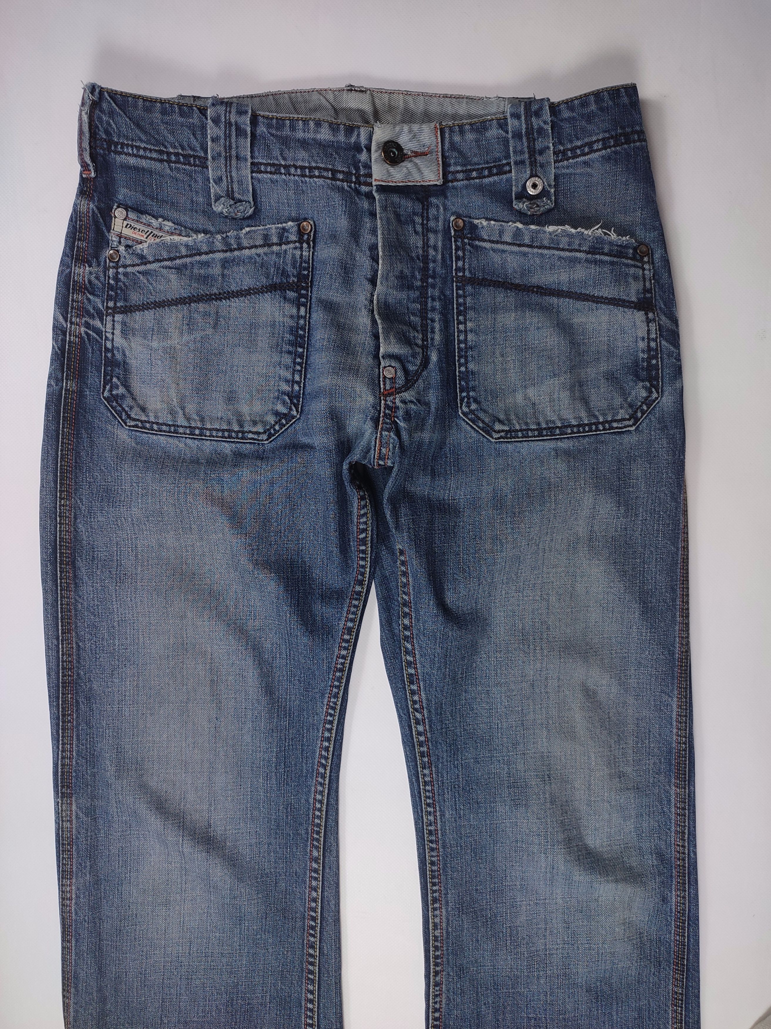 Diesel Diesel Moorix Washed Straight Damaged Denim Pants Size US 30 / EU 46 - 6 Thumbnail