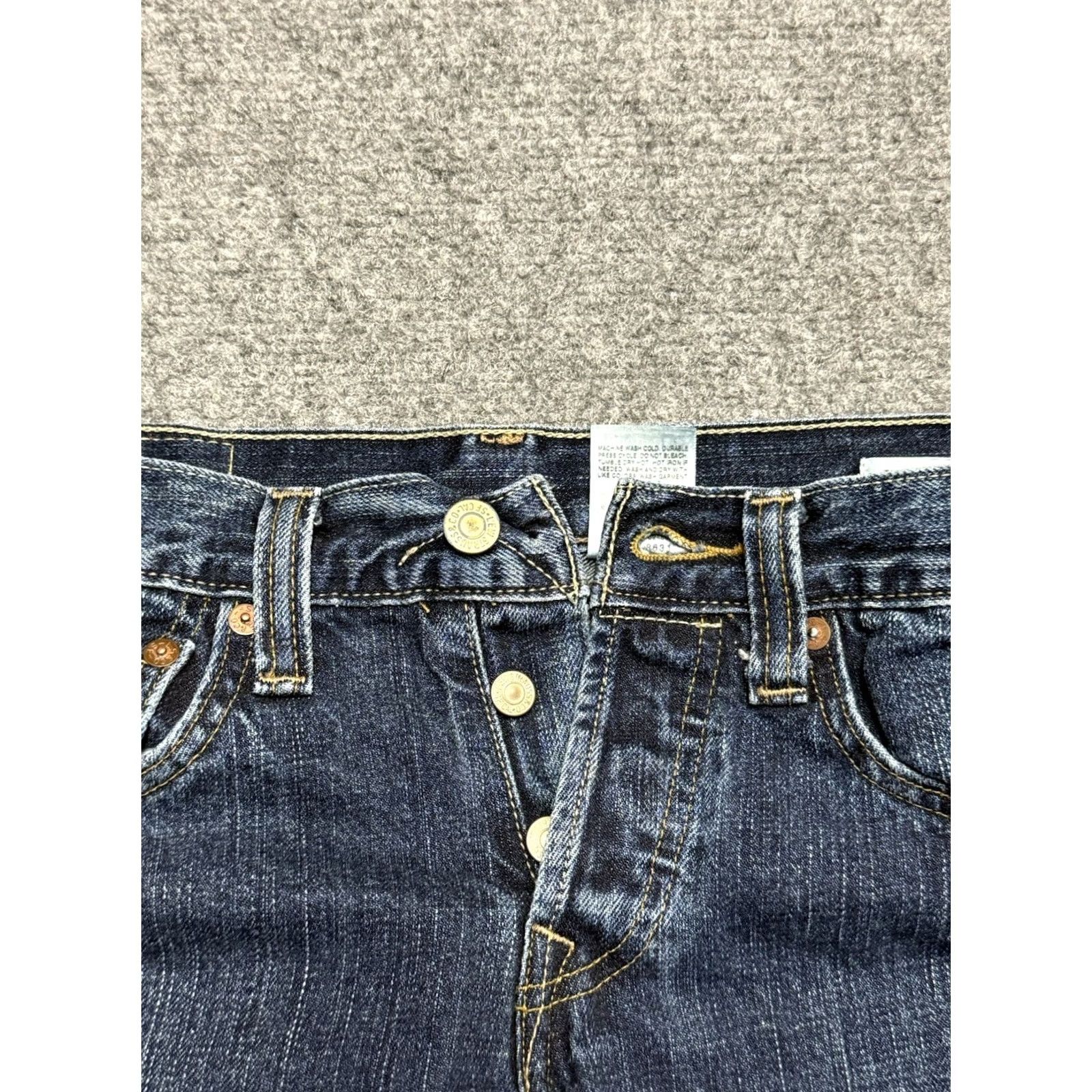 Levi's Levi's Skinner Jeans 30 x 28 Button Fly Low Rise Bootcut Vintage Hong Kong Men Jeans Regular 30 Blue Figure 80s 90s Size US 30 / EU 46 - 5 Thumbnail