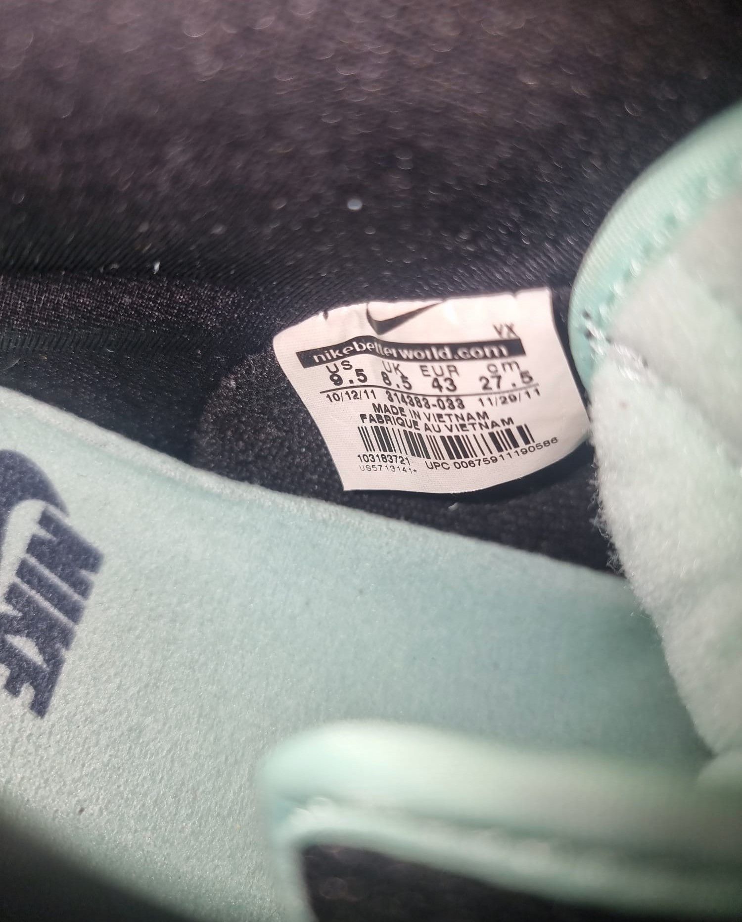 Nike SB Nike SB Dunk Mid Sea Crystal Size US 9.5 / EU 42-43 - 10 Thumbnail