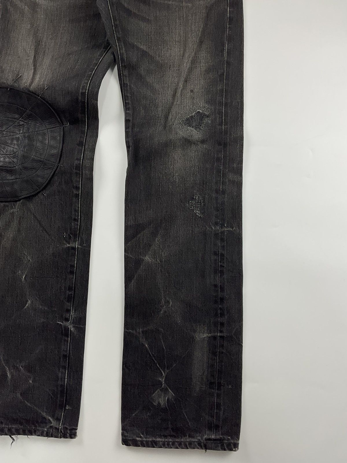 Neighborhood Neighborhood F/W'09 Black Icon Narrow Straight Denim Size US 34 / EU 50 - 6 Thumbnail