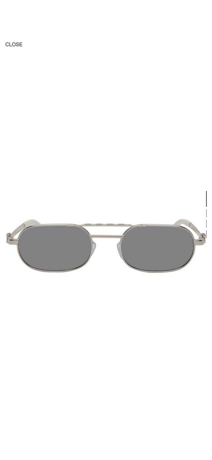 Off-White Off-White Silver Baltimore Glasses Size ONE SIZE - 1 Thumbnail