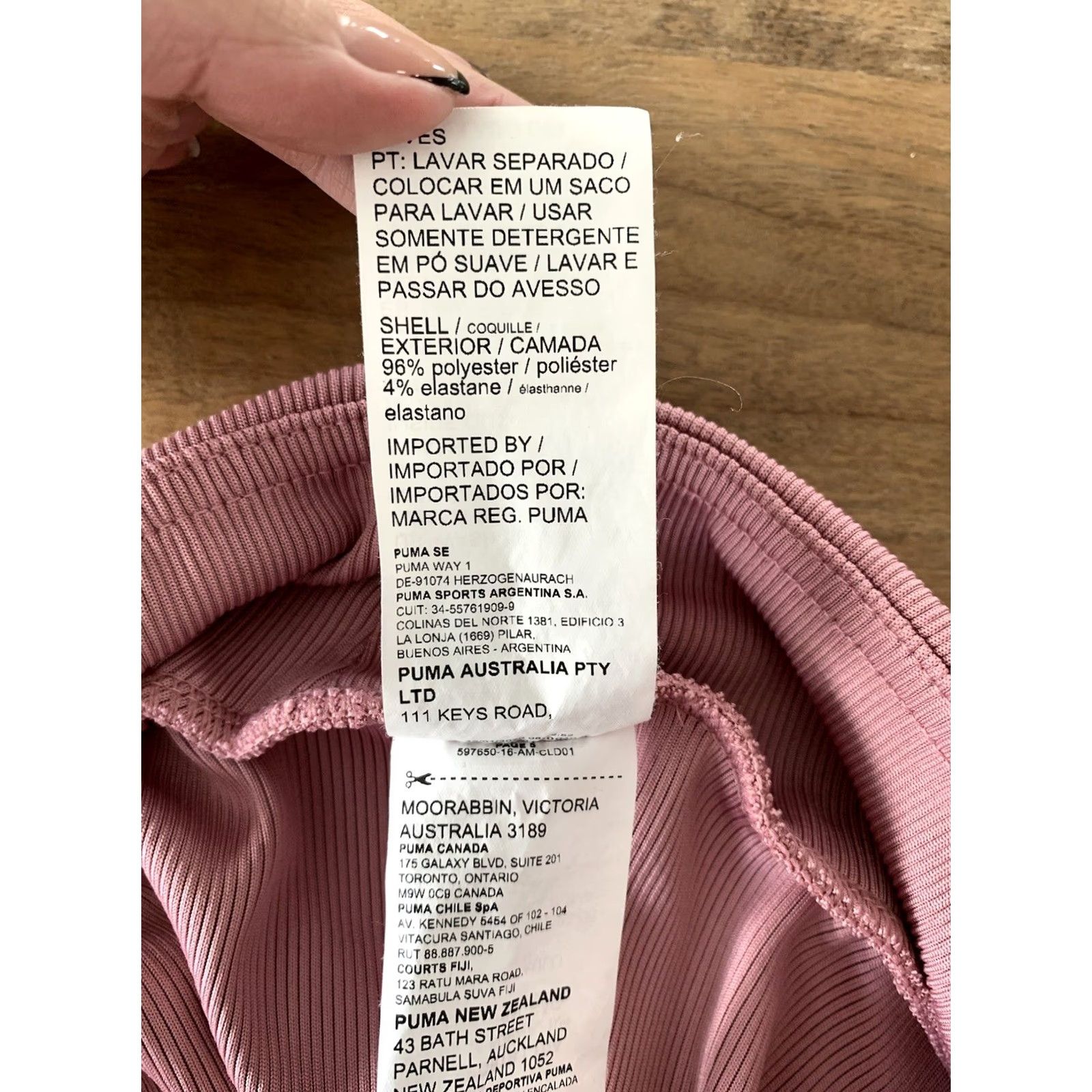 Puma PUMA Womens Medium Pink Yoga Ankle Pants Workout Running Active Logo Performance Pants Size 32" / US 10 / IT 46 - 8 Thumbnail