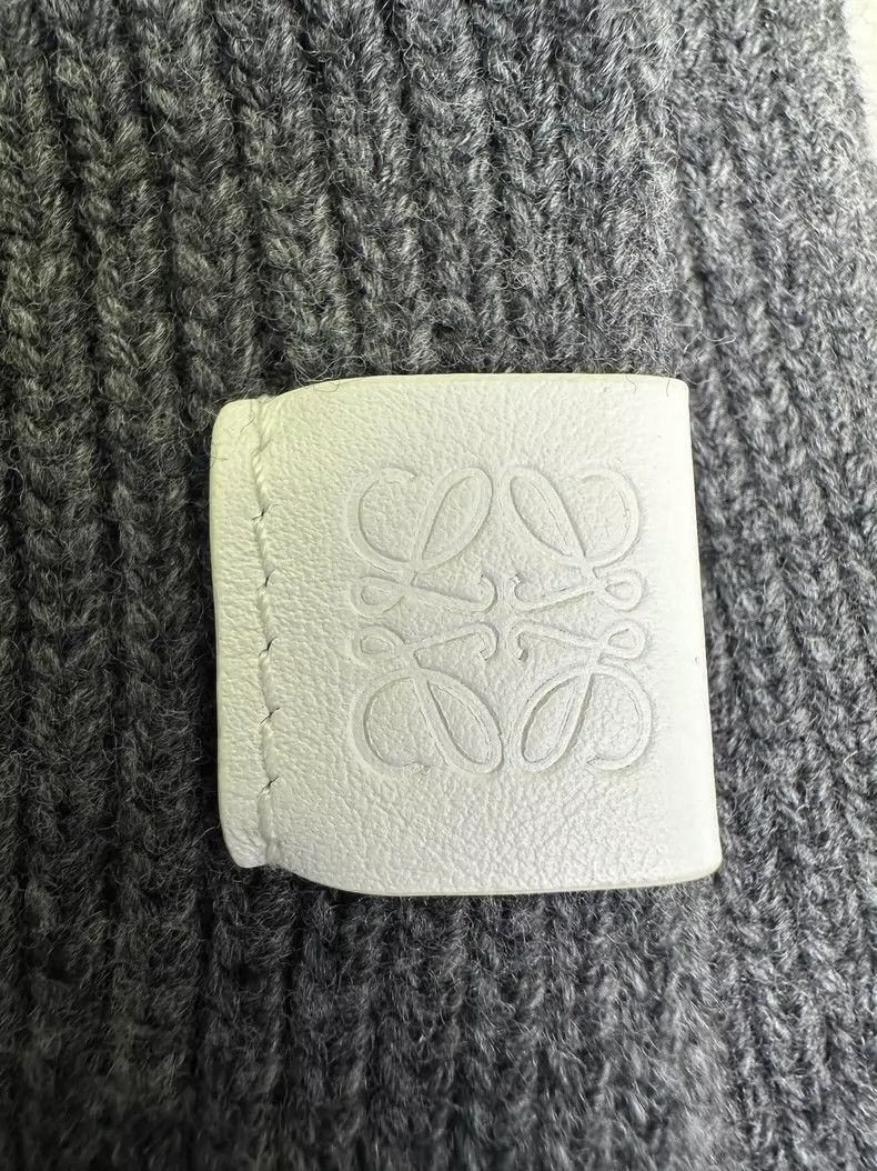 Loewe LOEWE Gray wool scarf Size ONE SIZE - 7 Thumbnail