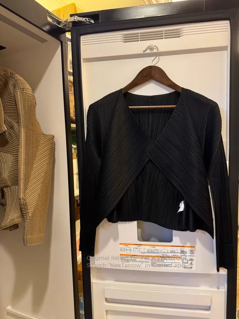 Issey Miyake Issey Miyake Basic Cardigan Black Size L / US 10 / IT 46 - 2 Thumbnail