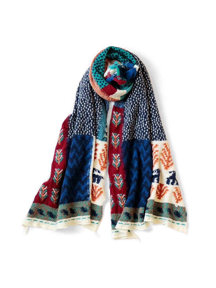 Kapital Kapital Wool Village Gabbeh Scarf Size ONE SIZE - 1 Thumbnail