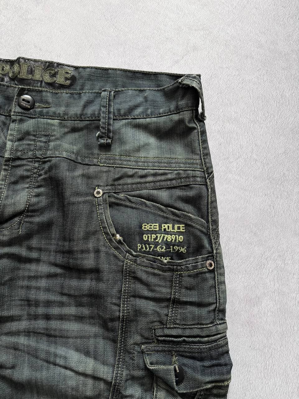 Japanese Brand Vintage 883Police Y2k Crazy Shorts Size US 34 / EU 50 - 6 Thumbnail