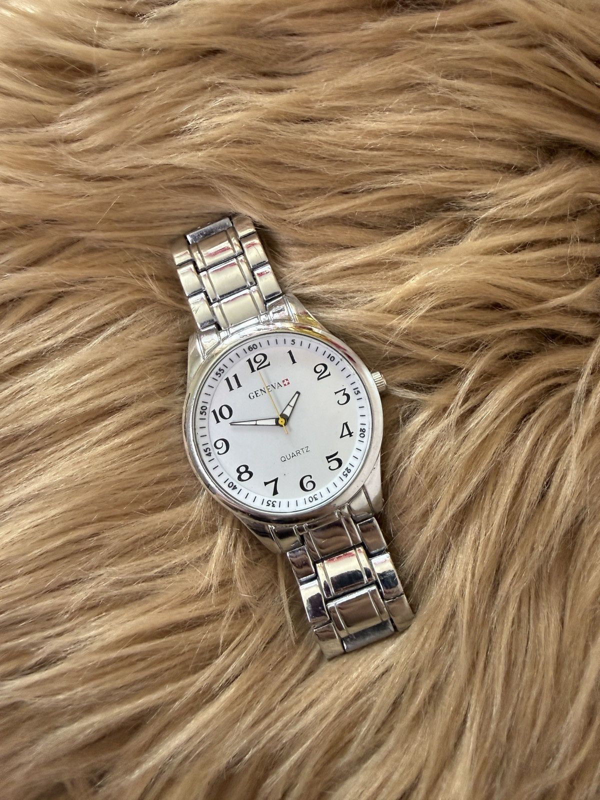 Geneva Geneva Wristwatch with Metal Strap, Minimalist Men's Quartz Size ONE SIZE - 2 Thumbnail