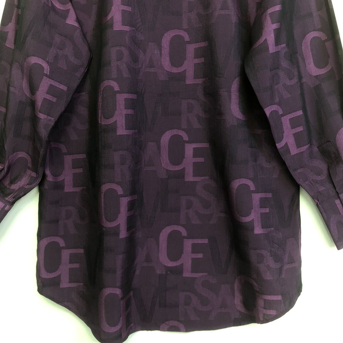 Versace VERSACE COLLECTION SPELLOUT BUTTON SHIRT Size US L / EU 52-54 / 3 - 9 Thumbnail