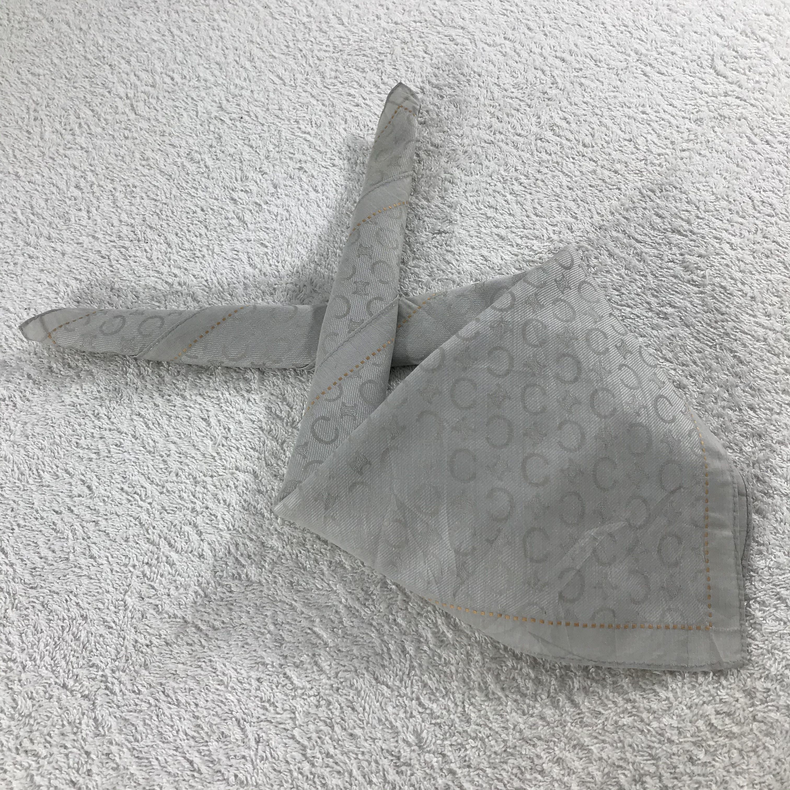 Celine × Vintage Celine Bandana / Handkerchief / Neckerchief - S180 Size ONE SIZE - 4 Thumbnail