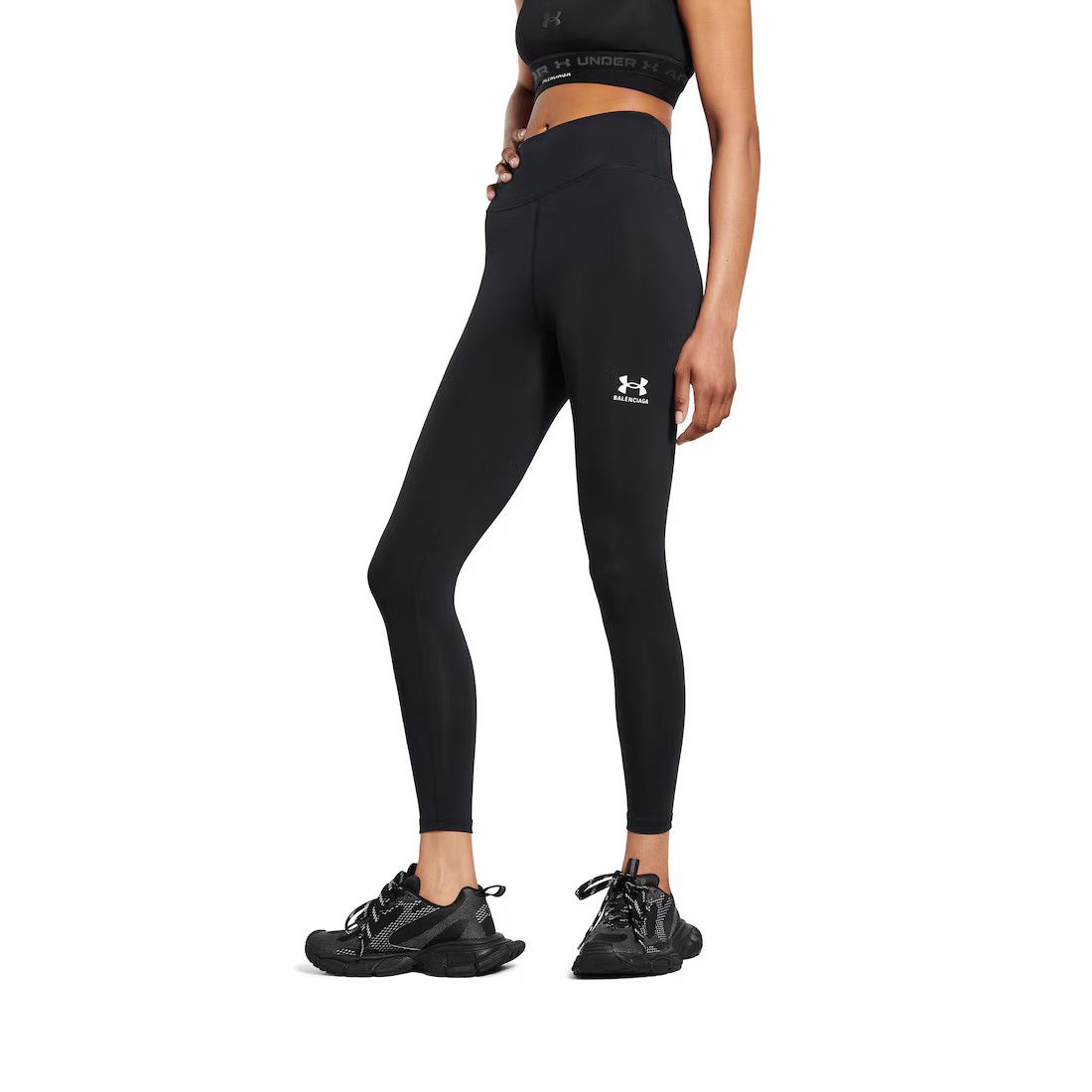 Balenciaga × Under Armour oc11z0425 Under Armour® Leggings in Black Size 26" / US 2 / IT 38 - 4 Thumbnail