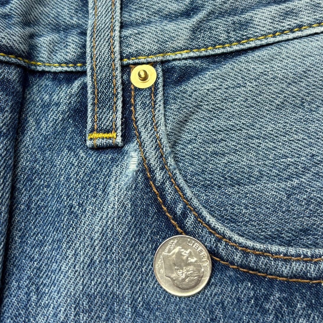 Sid Mashburn $185 Sid Mashburn Light Wash Denim 36x32 Slim Straight Jeans Size US 36 / EU 52 - 12 Thumbnail