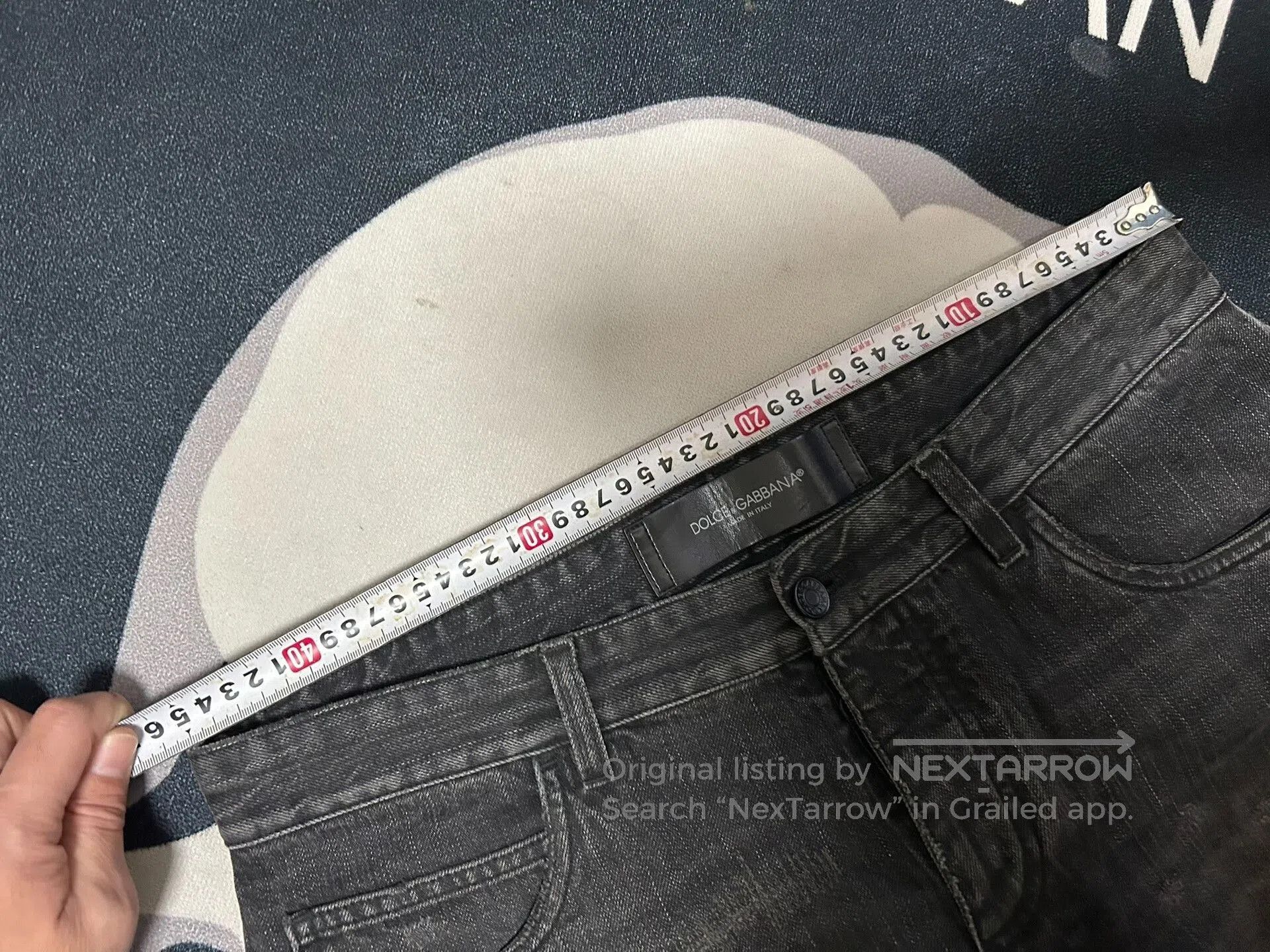 Dolce & Gabbana Distressed Gray Jeans.