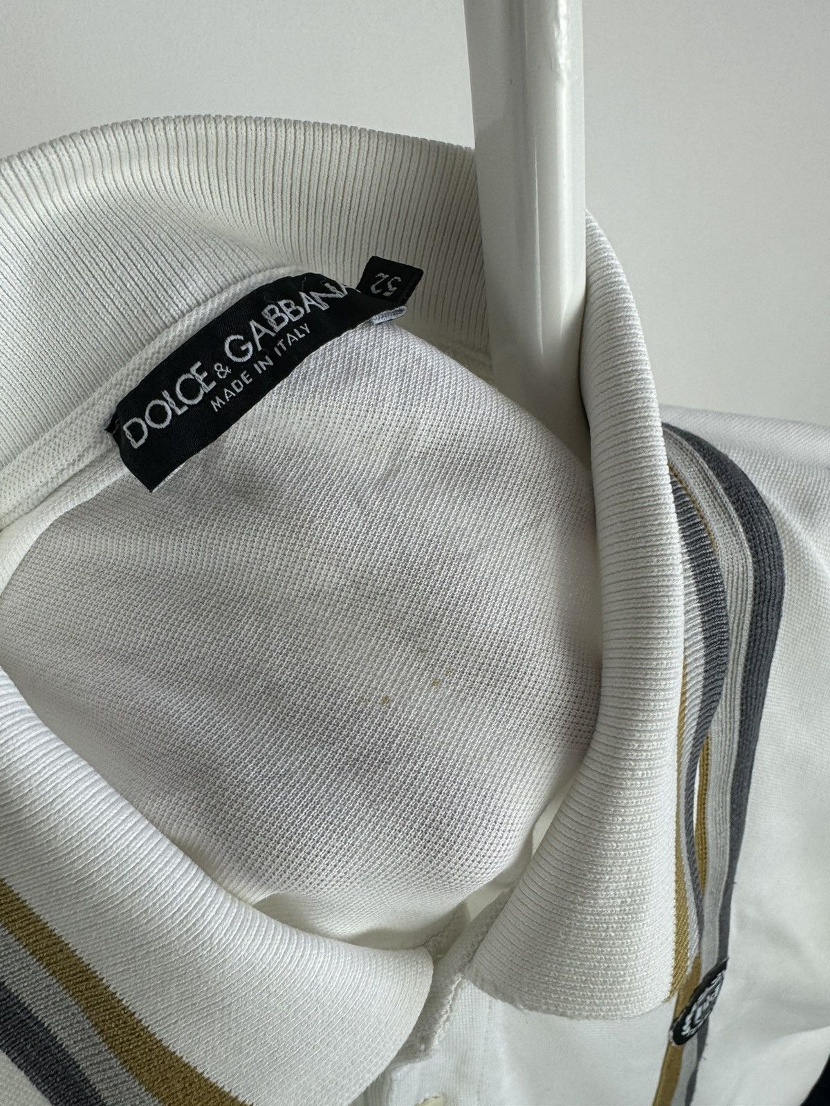 Dolce & Gabbana Dolce&Gabbana Tennis Polo T-Shirt Size US L / EU 52-54 / 3 - 4 Thumbnail