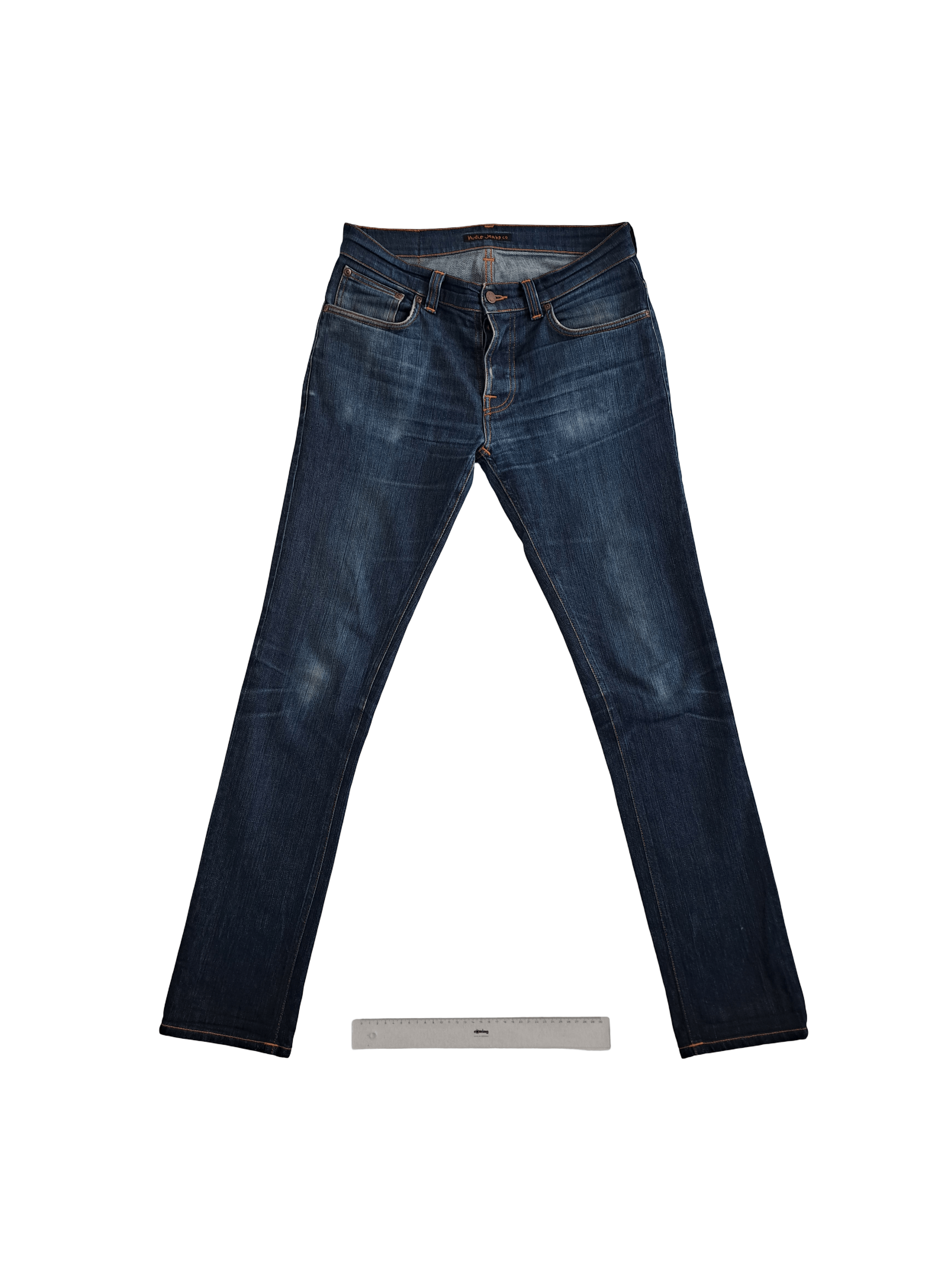 GRIM TIM DRY OPEN NAVY (1005119) - Denim Jeans - W32