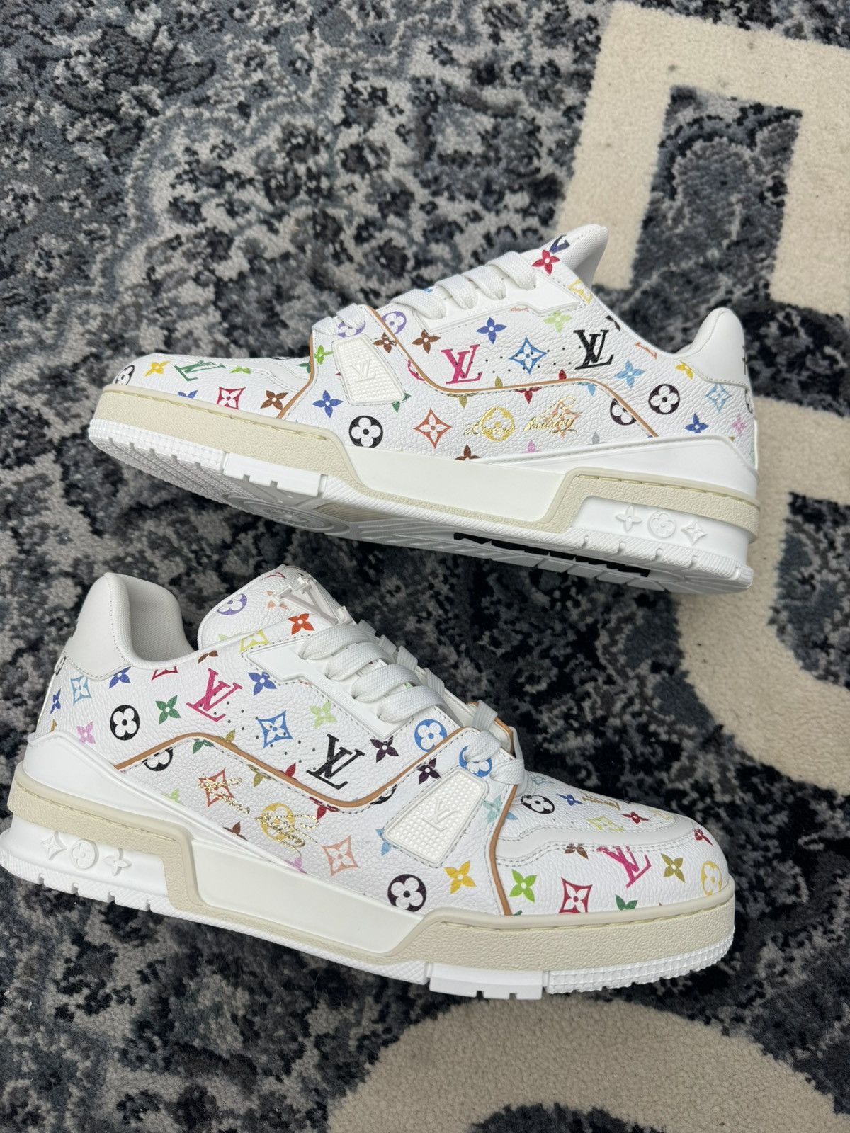 Louis Vuitton × Takashi Murakami Louis Vuitton Murakami trainers Size US 9 / EU 42 - 3 Thumbnail