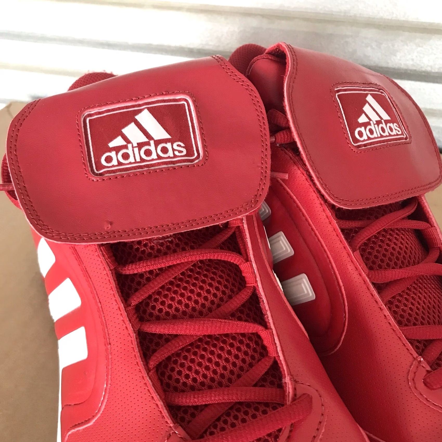 Adidas VINTAGE adidas Adiprene Lace-Up Sneaker Men Red/White 15 2008 Athletic Baseball Running Casual Shoes Sneakers Size US 15 / EU 48 - 5 Thumbnail