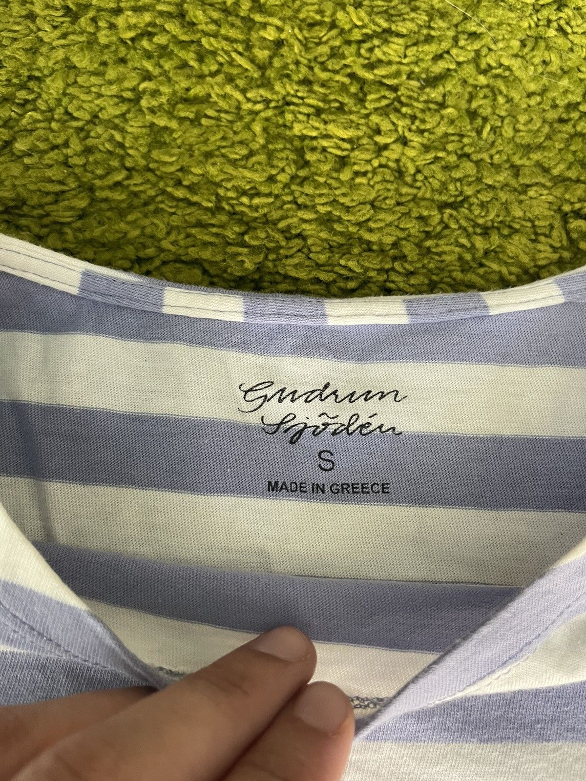 Designer Gudrun sjoden avant garde striped t-shirt Size S / US 4 / IT 40 - 2 Thumbnail