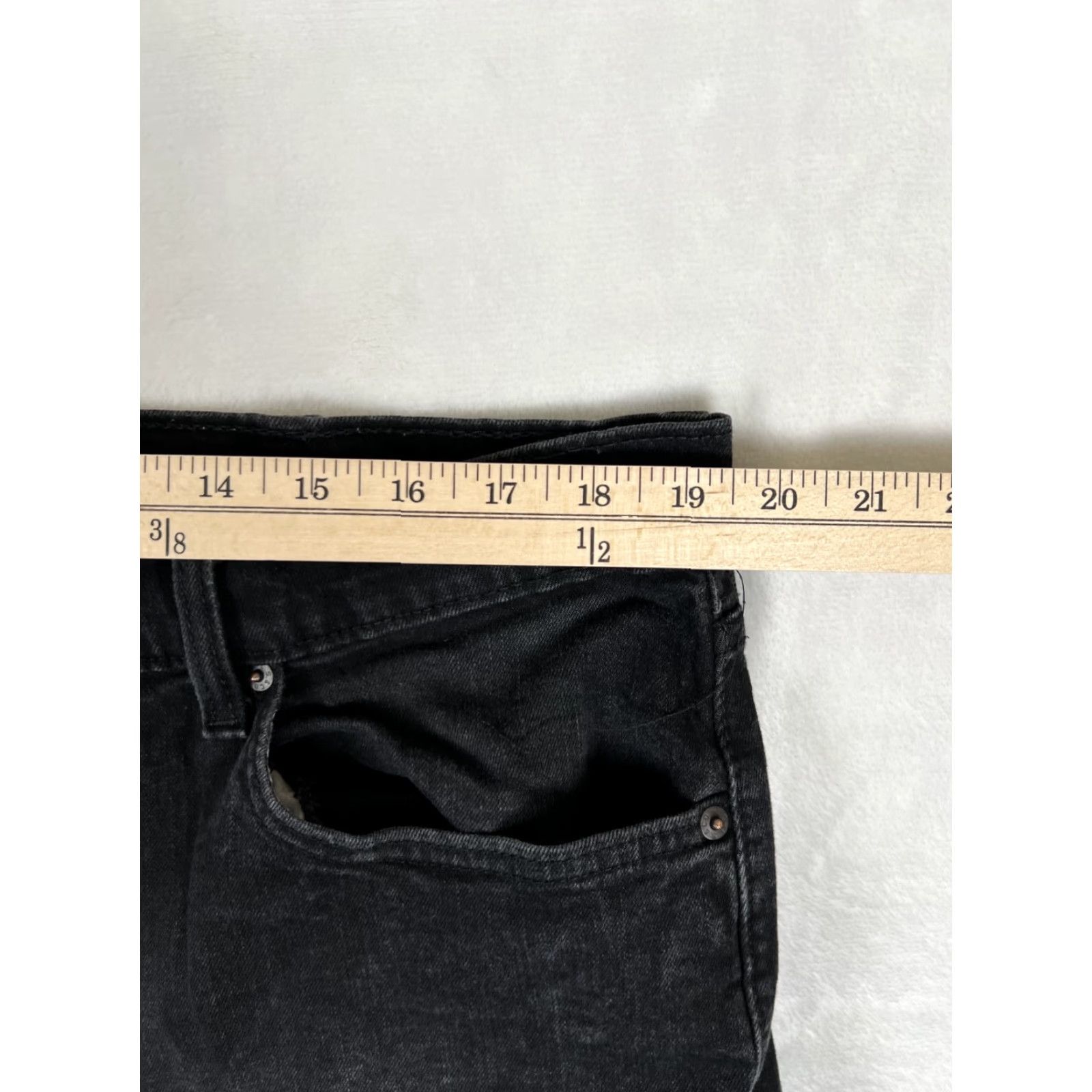 Levi's VINTAGE Levi’s 505 Black Denim Jeans Jeans 38x32 Men 90s Grunge Straight USA Read Faded Comfort Regular Men Size US 38 / EU 54 - 7 Thumbnail
