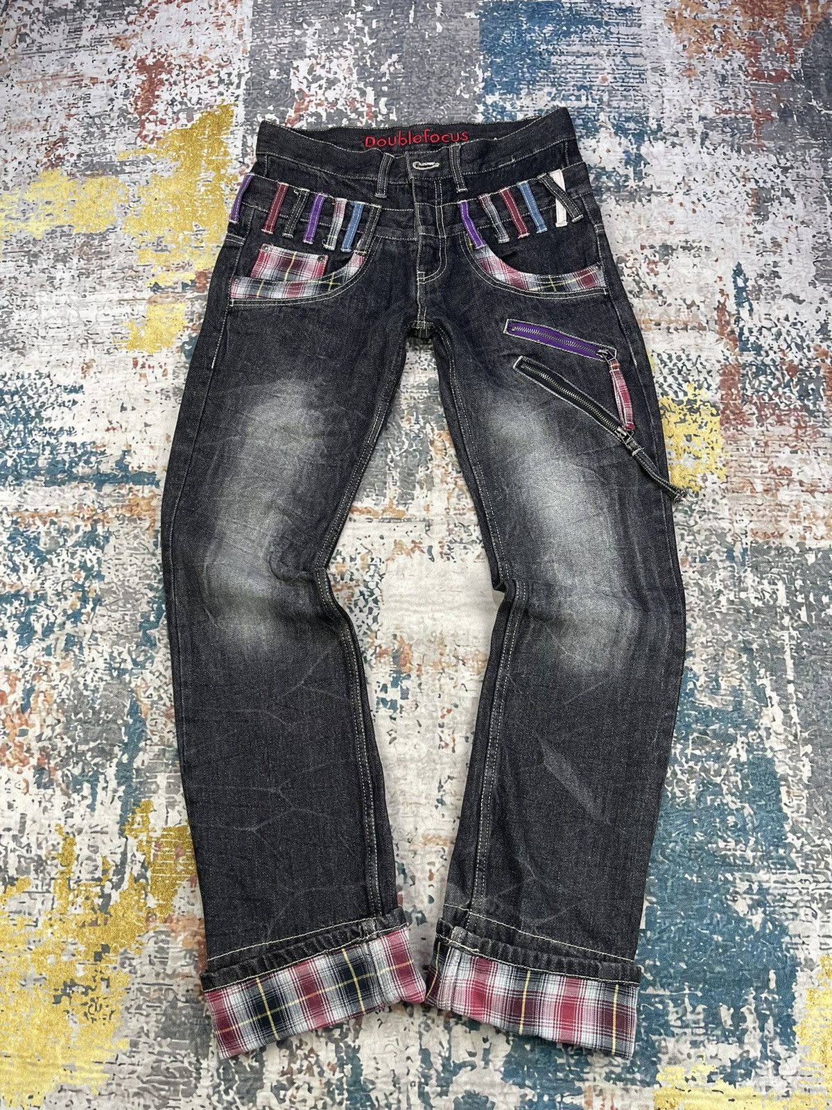 Hysteric Glamour Double Focus Distressed Double Waist Denim Size US 30 / EU 46 - 2 Thumbnail