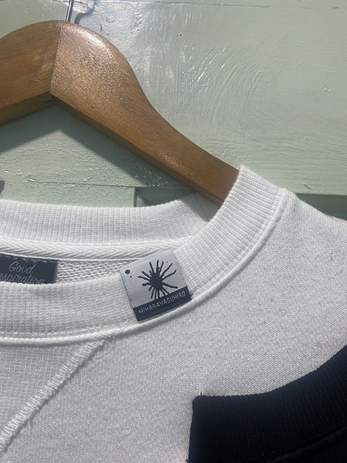Maison MIHARA YASUHIRO Maison MIHARAYASUHIRO "Good Inspiration" Crewneck Sweatshirt Size US L / EU 52-54 / 3 - 7 Thumbnail