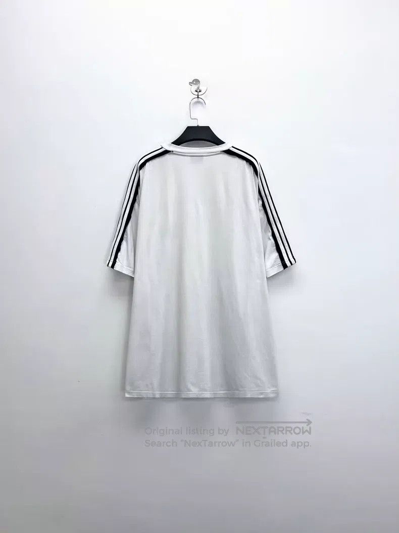 Balenciaga Balenciaga Double Ring Letter Logo Striped Slightly Distre Size US XL / EU 56 / 4 - 2 Thumbnail