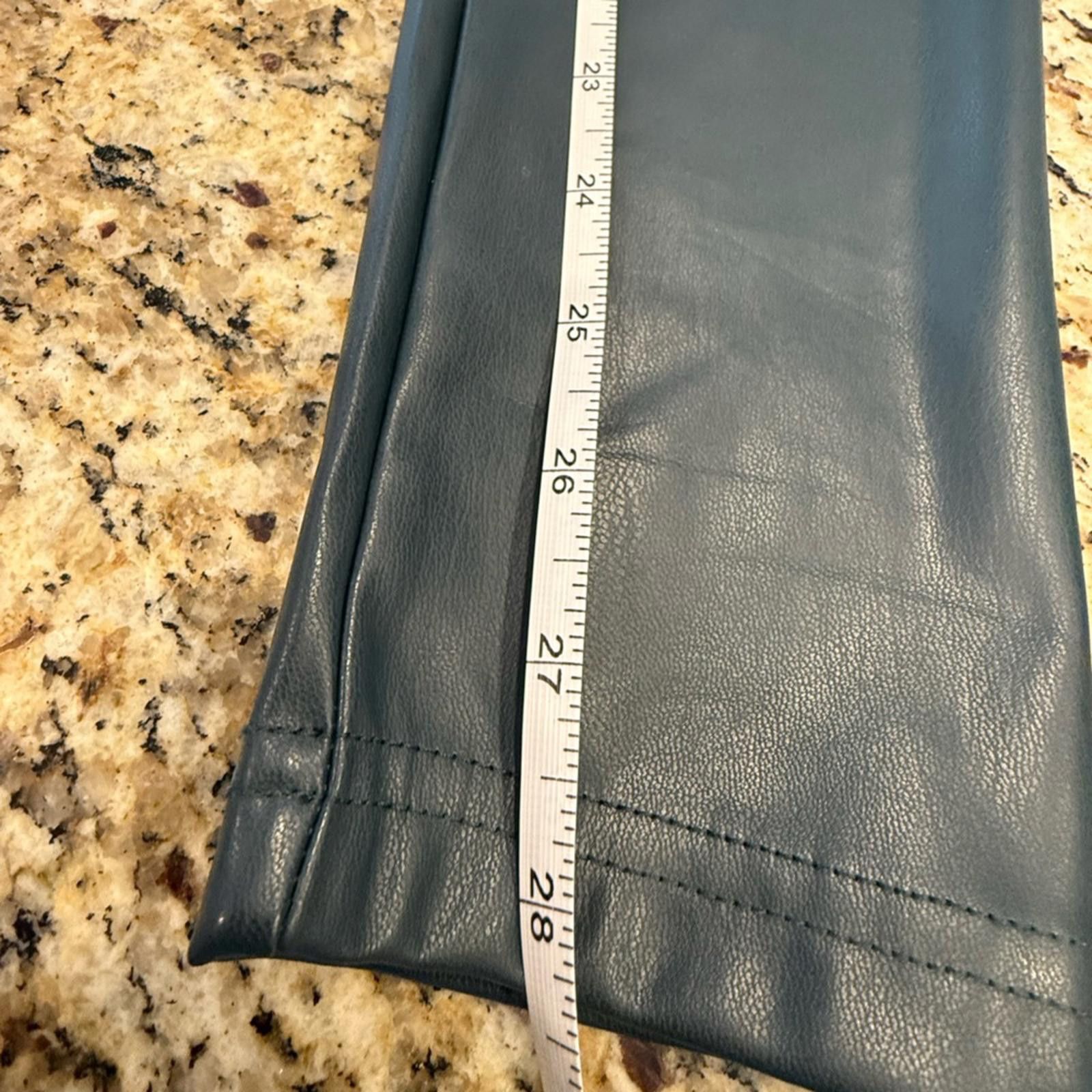 Other Molly Bracken forest green vegan leather legging pants SZ XS Size 26" / US 2 / IT 38 - 8 Thumbnail