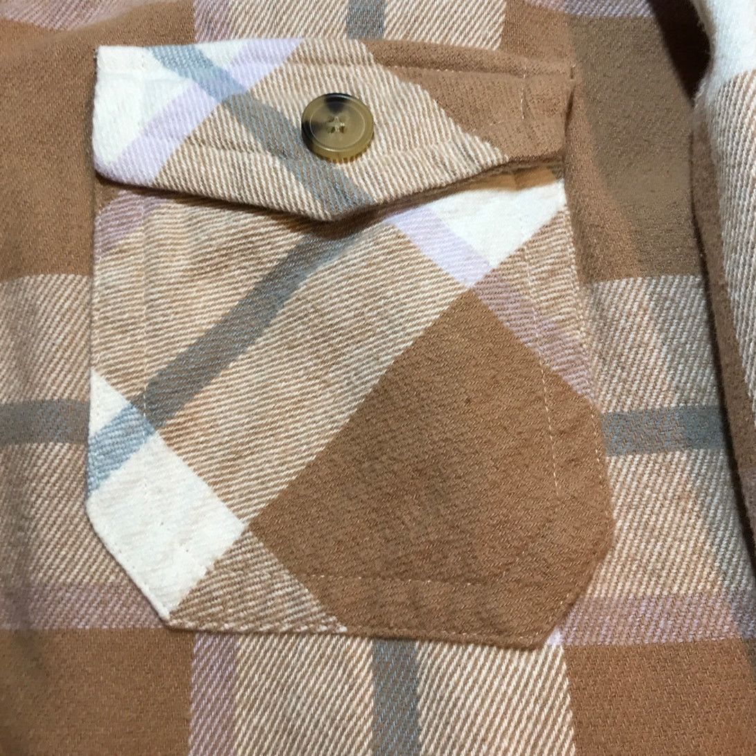 Aeropostale Aeropostale Plaid Flannel Collared Long Sleeve Shacket XL Size XL / US 12-14 / IT 48-50 - 7 Thumbnail