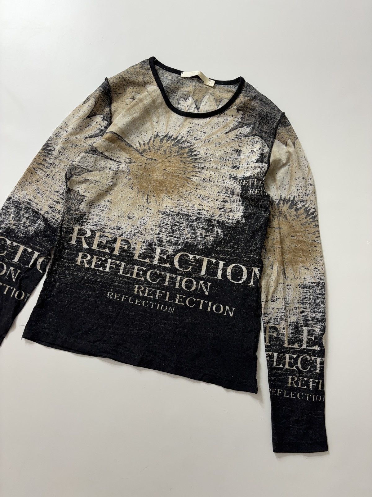 Vintage MESH RARE VINTAGE PRINTED LONG SLEEVE TOP ARCHIVE Size M / US 6-8 / IT 42-44 - 4 Thumbnail