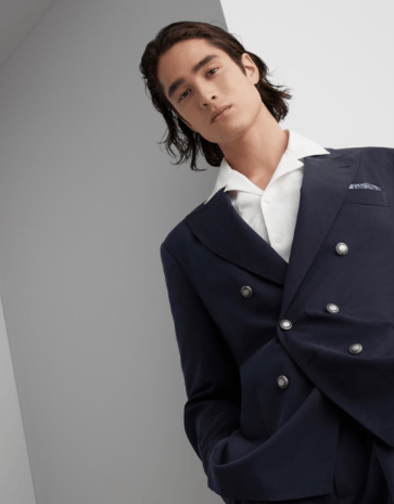 Brunello Cucinelli Suit in Dark Blue Size US M / EU 48-50 / 2 - 3 Thumbnail