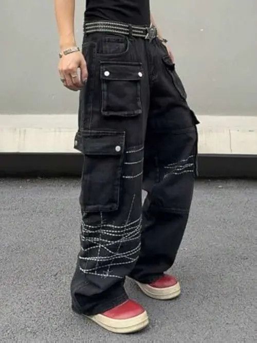 Other Cargo Vintage POCKET RETRO jeans denim Size US 36 / EU 52 - 1 Thumbnail