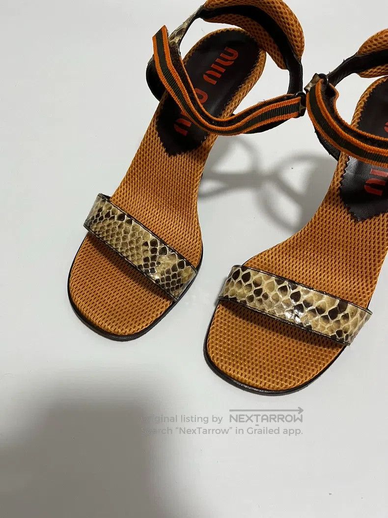 Miu Miu Miu Miu Leopard Print Sports High Heels Size US 7.5 / IT 37.5 - 6 Thumbnail