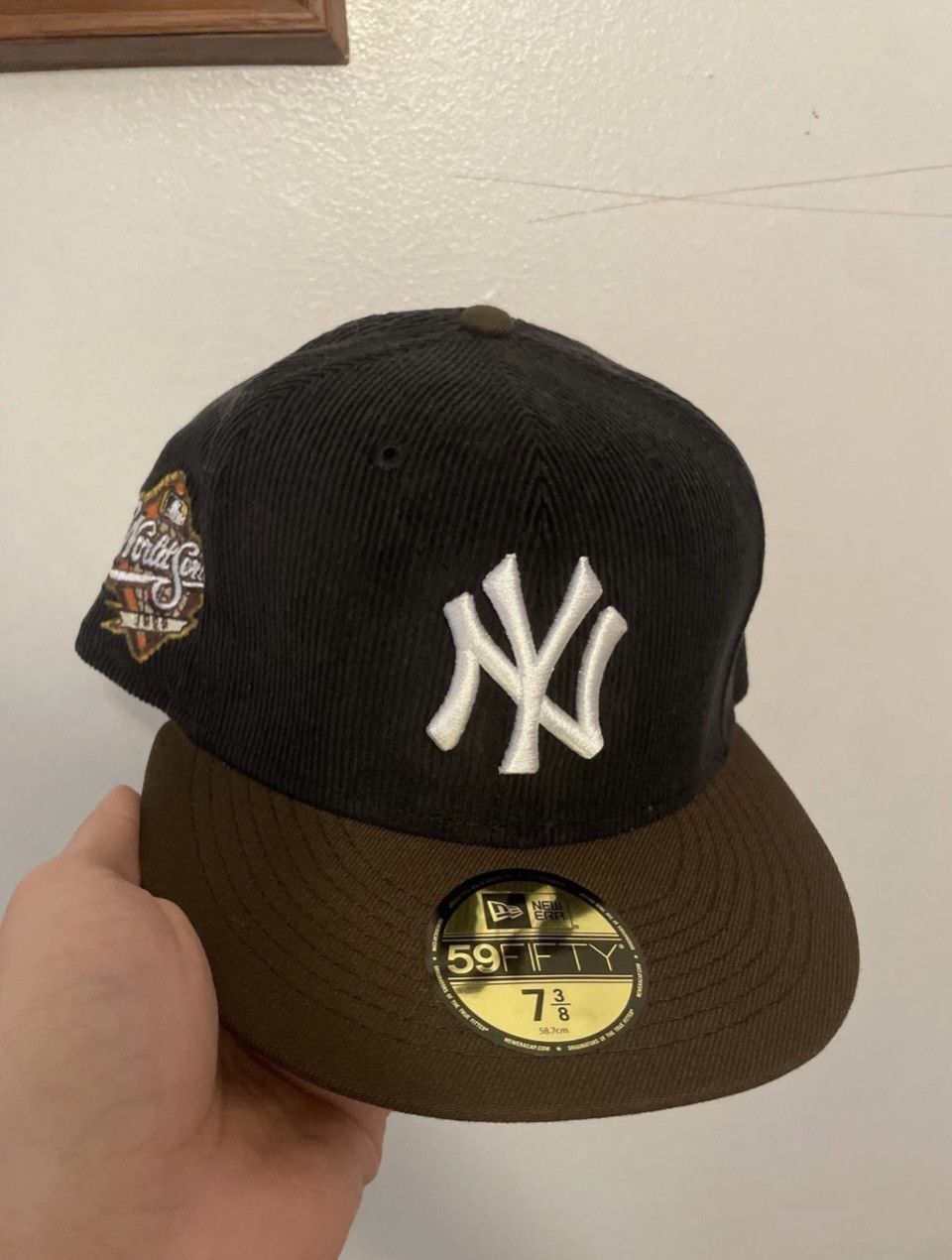 image of Myfitteds New York Yankees Zoo Town Dunks Inspired Size 7 3/ in Brown, Men's