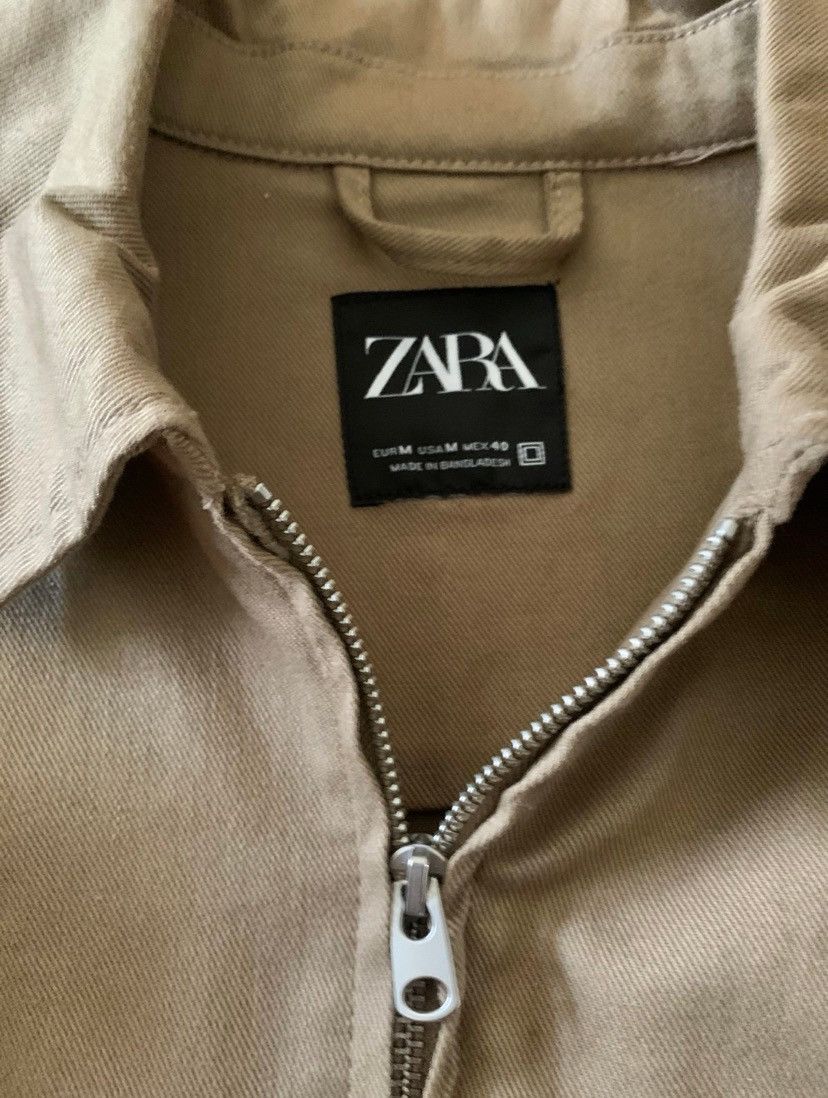 Zara Cropped Boxy Work Military Jacket Size US M / EU 48-50 / 2 - 4 Thumbnail