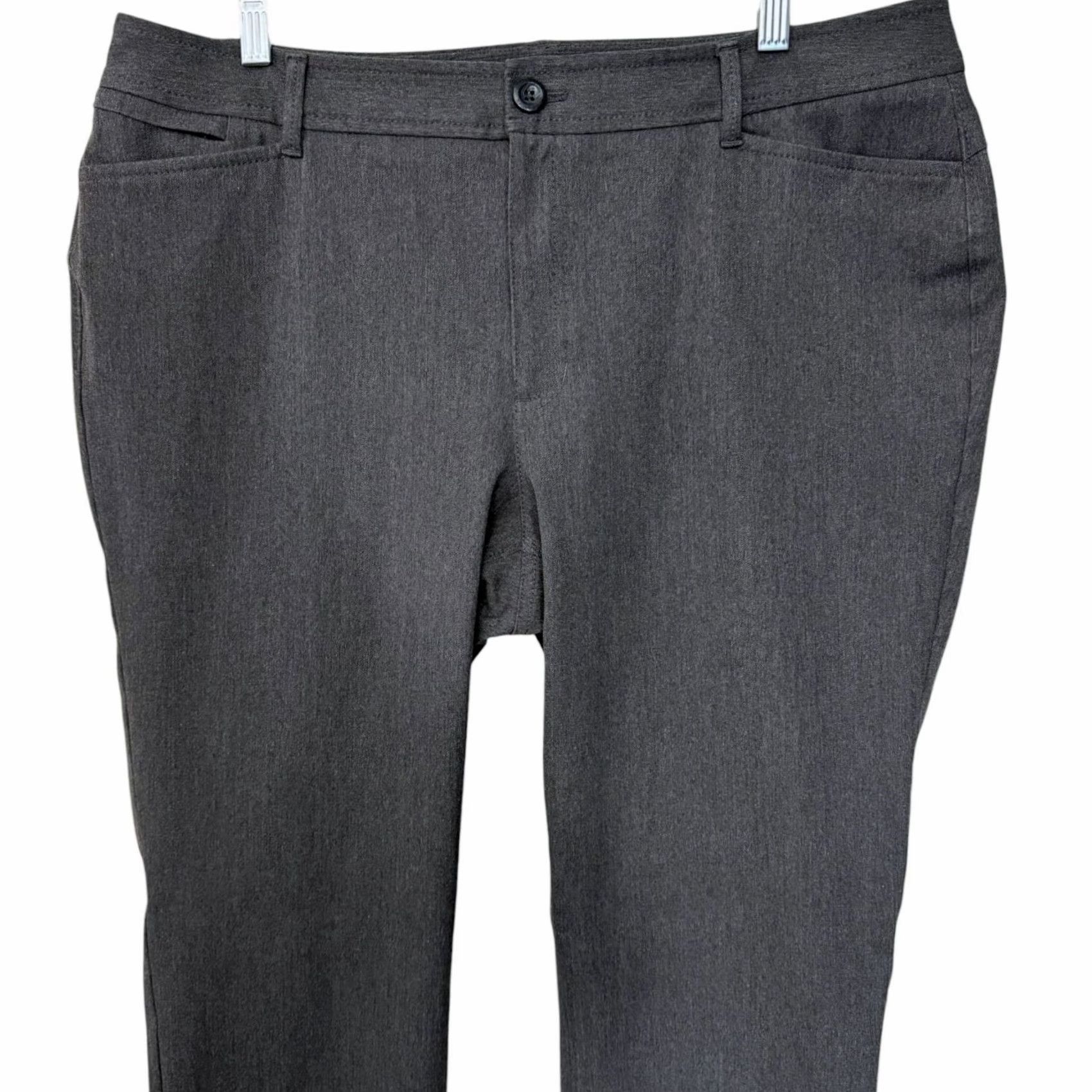 Eddie Bauer VINTAGE Eddie Bauer Travex Dress Pants Gray Women's Size T16 Office Career Work Business Size 38" / US 16 / IT 52 - 5 Thumbnail