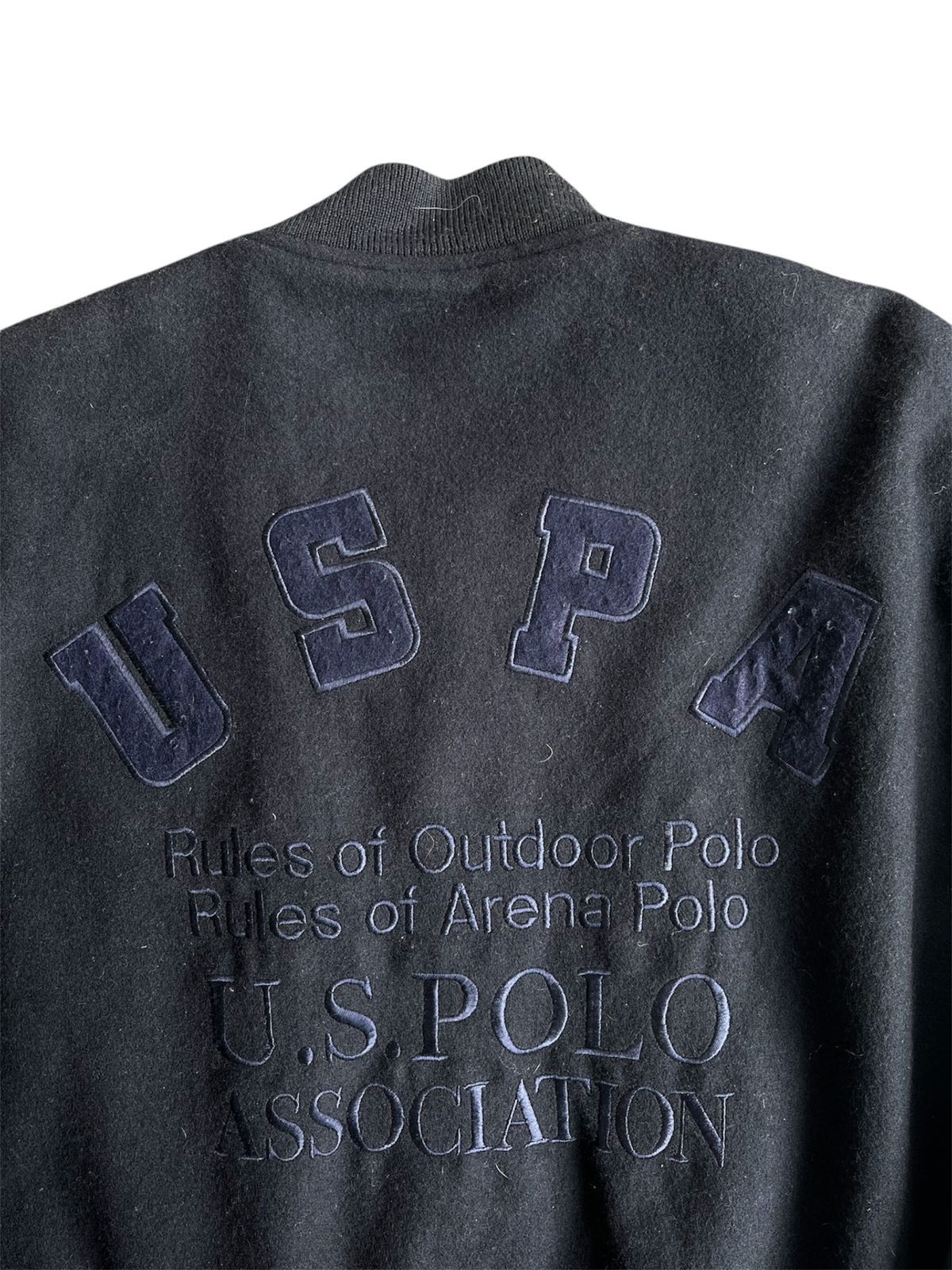 U.S. Polo Assn. 80s US Polo Association Leather Wool Varsity Jacket Size US XL / EU 56 / 4 - 7 Thumbnail