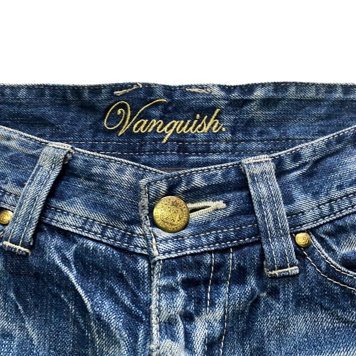 Vanquish Vanquish Acid Wash Denim Skinny Jeans Distressed Size US 29 - 6 Thumbnail