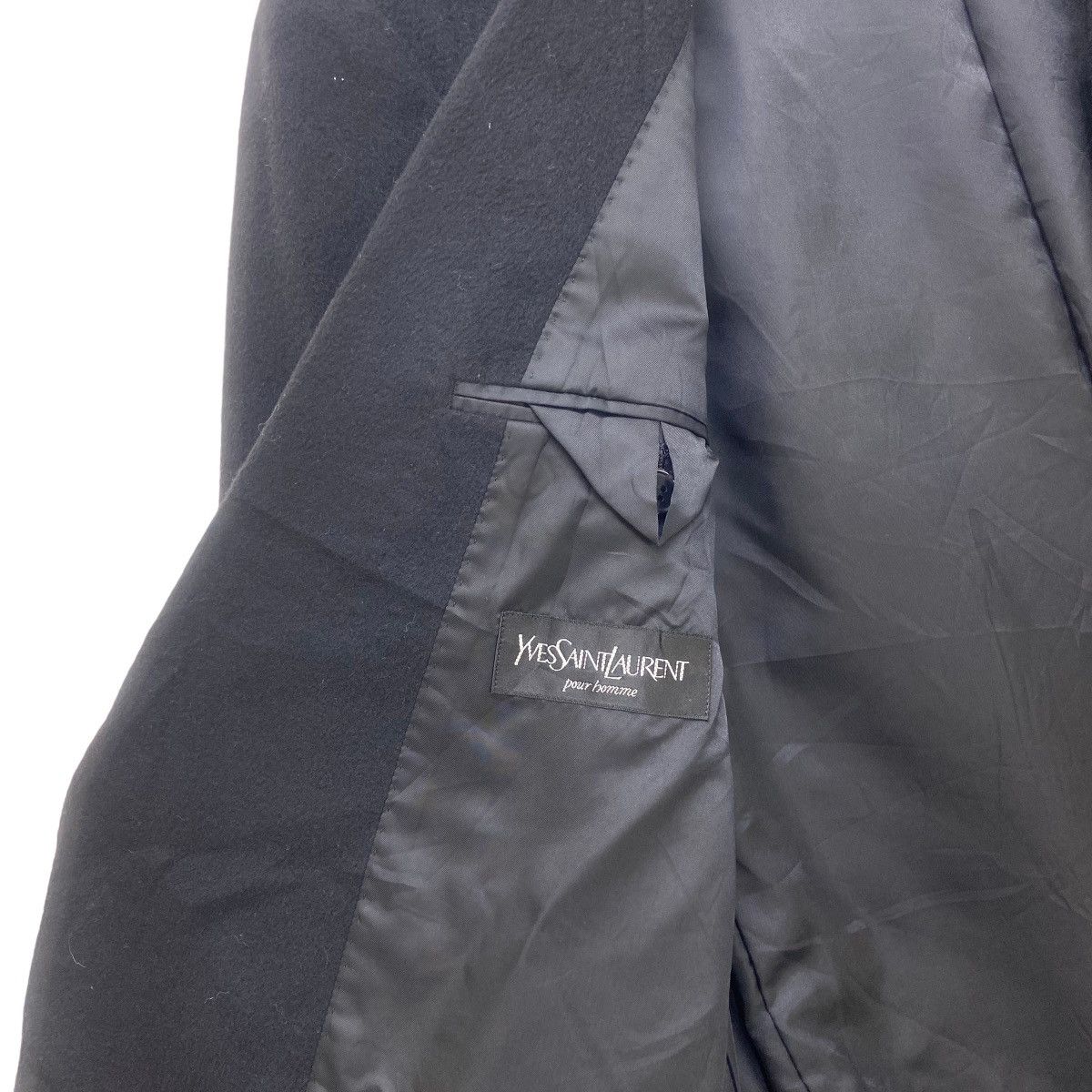 Yves Saint Laurent Yves Saint Laurent Pour Homme Wool Coat Blazer Size US S / EU 44-46 / 1 - 9 Thumbnail