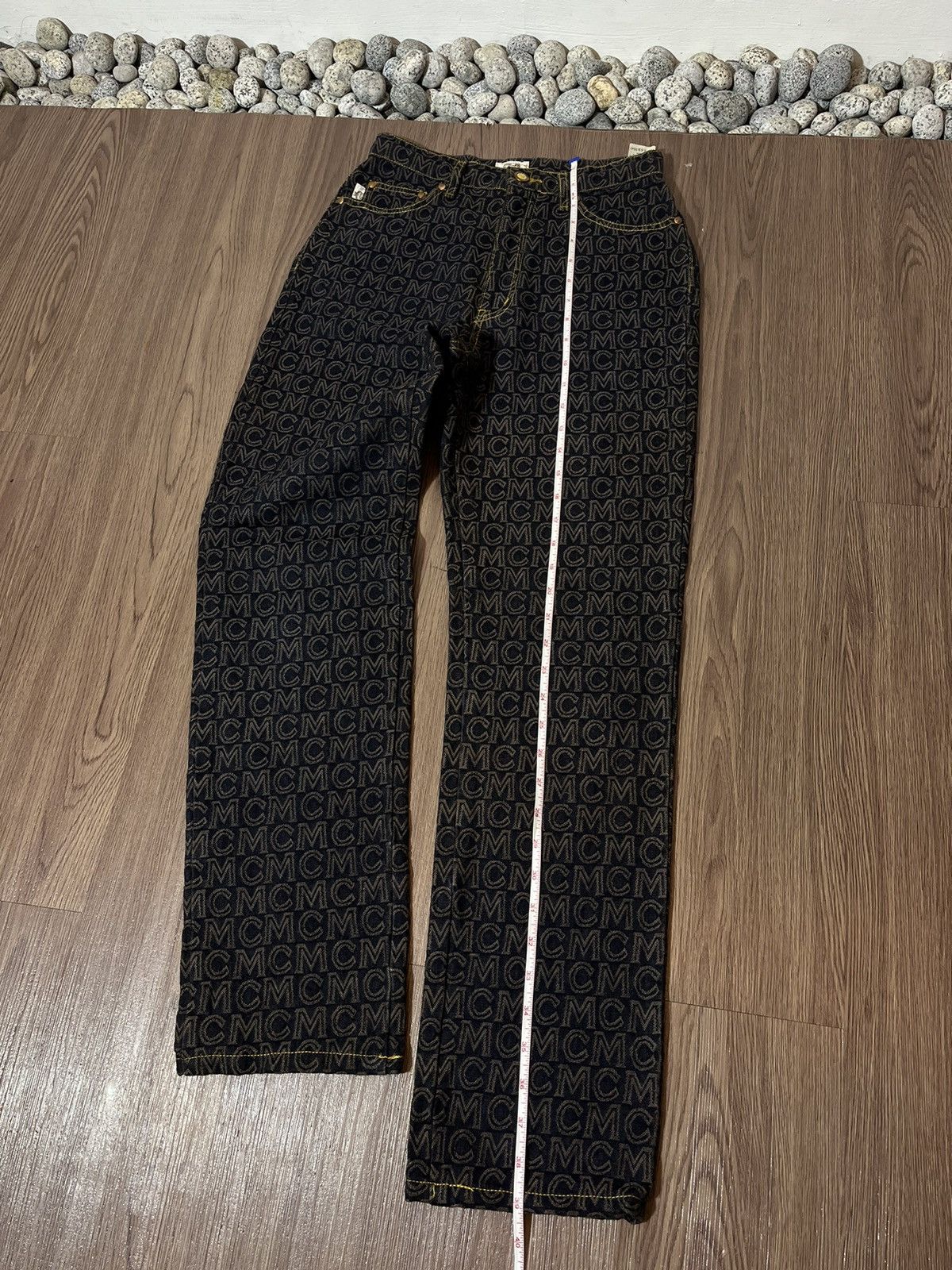 MCM MCM Legere Vintage Monogram Denim Size US 26 / EU 42 - 16 Thumbnail