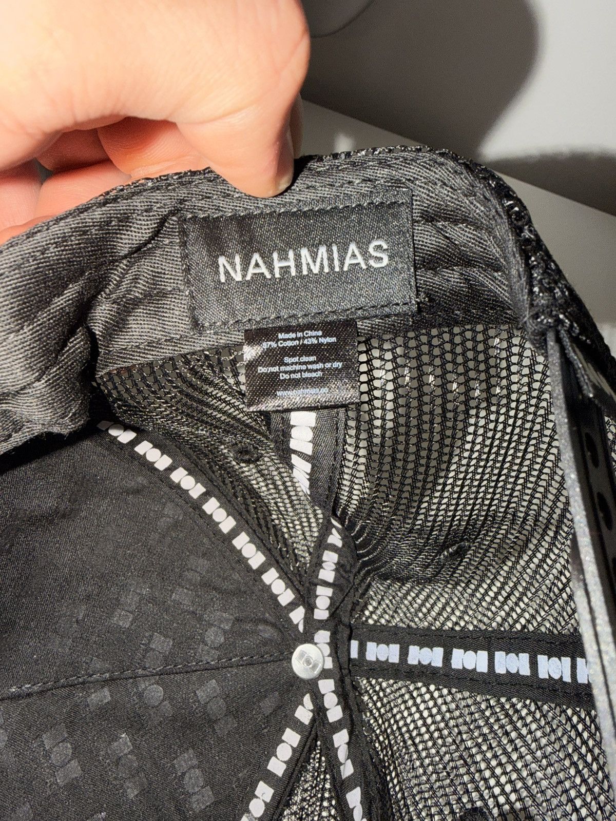 Nahmias Summerland Trucker Hat Grey Size ONE SIZE - 6 Thumbnail