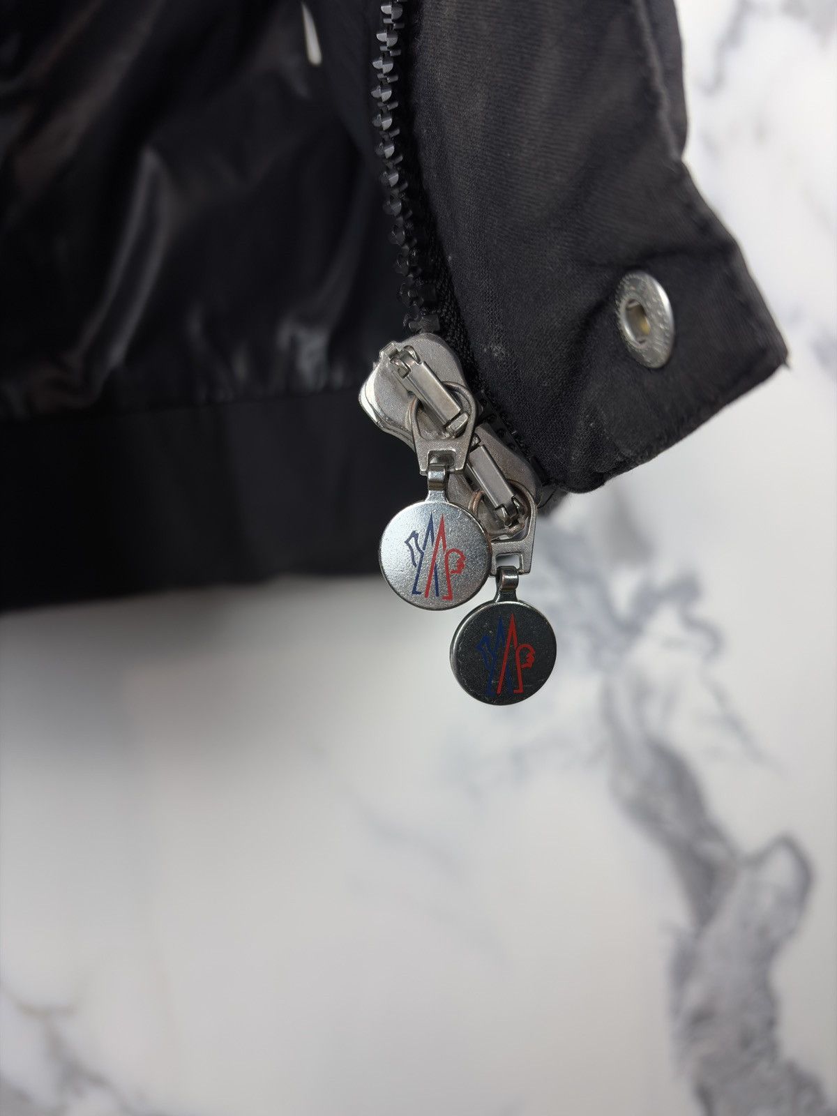 Junya Watanabe × Moncler AW07 Junya Watanabe Moncler Patch Waxed Down Puffer Vest Size US S / EU 44-46 / 1 - 7 Thumbnail