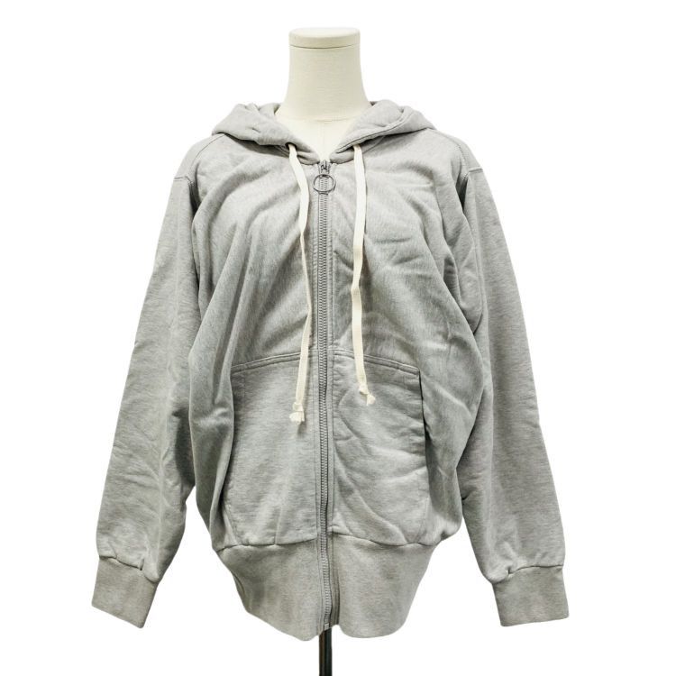 Maison Margiela Maison Margiela Gray Zip-Up Hoodie Size IT 38 Size XS / US 0-2 / IT 36-38 - 1 Thumbnail