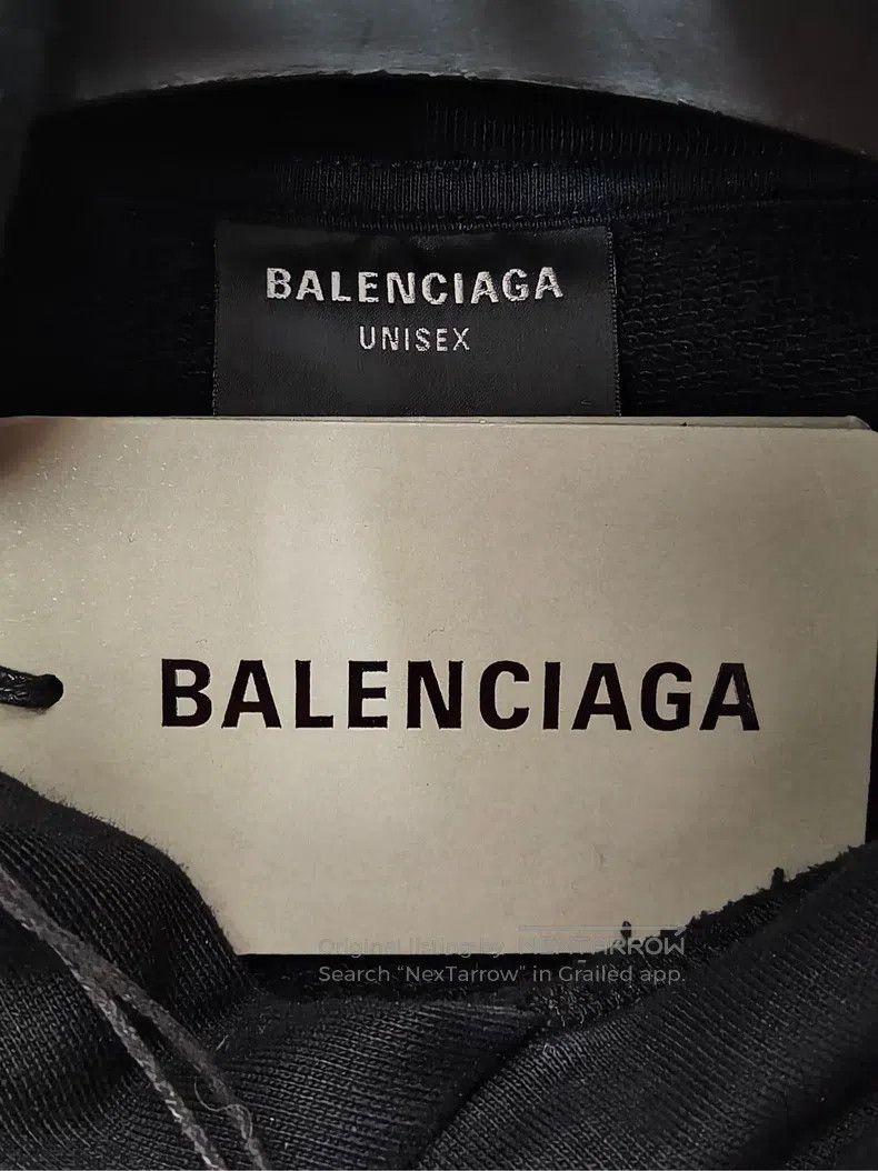Balenciaga Balenciaga Mud dyed Sanskrit destroys old dirty dyed hoode Size US S / EU 44-46 / 1 - 5 Thumbnail