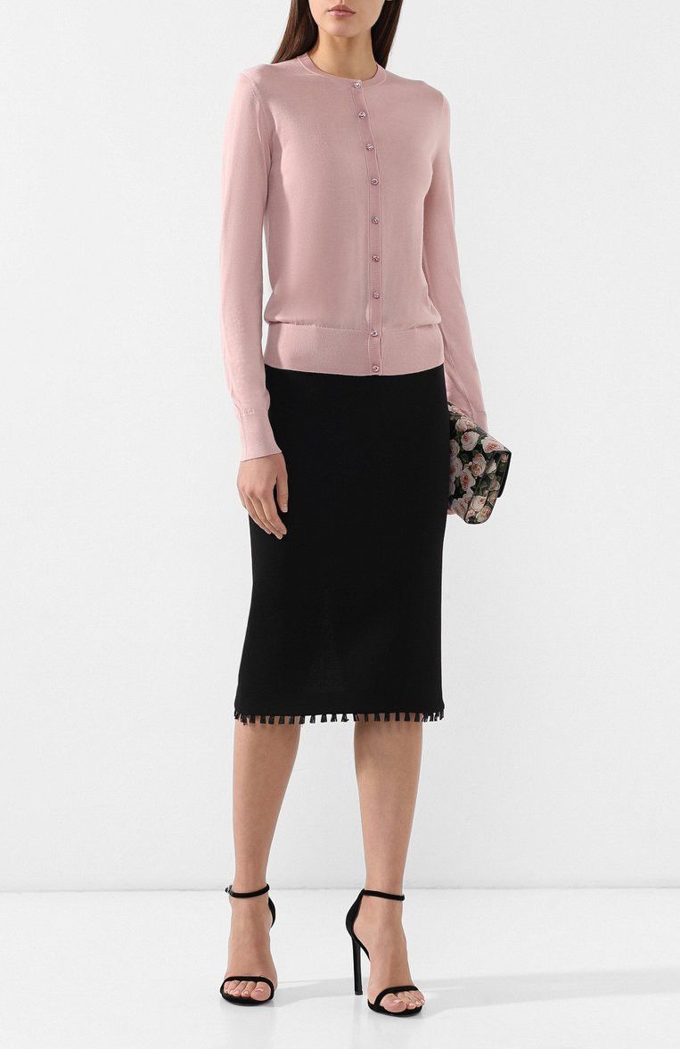 Dolce & Gabbana o1y0925 Cardigan in Antique Rose Size XS / US 0-2 / IT 36-38 - 4 Thumbnail